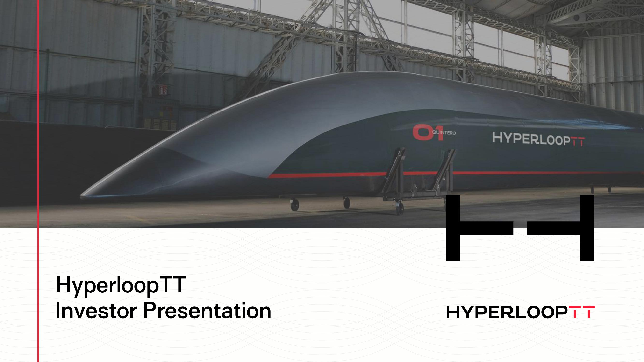 HyperloopTT Investor Presentation Deck image