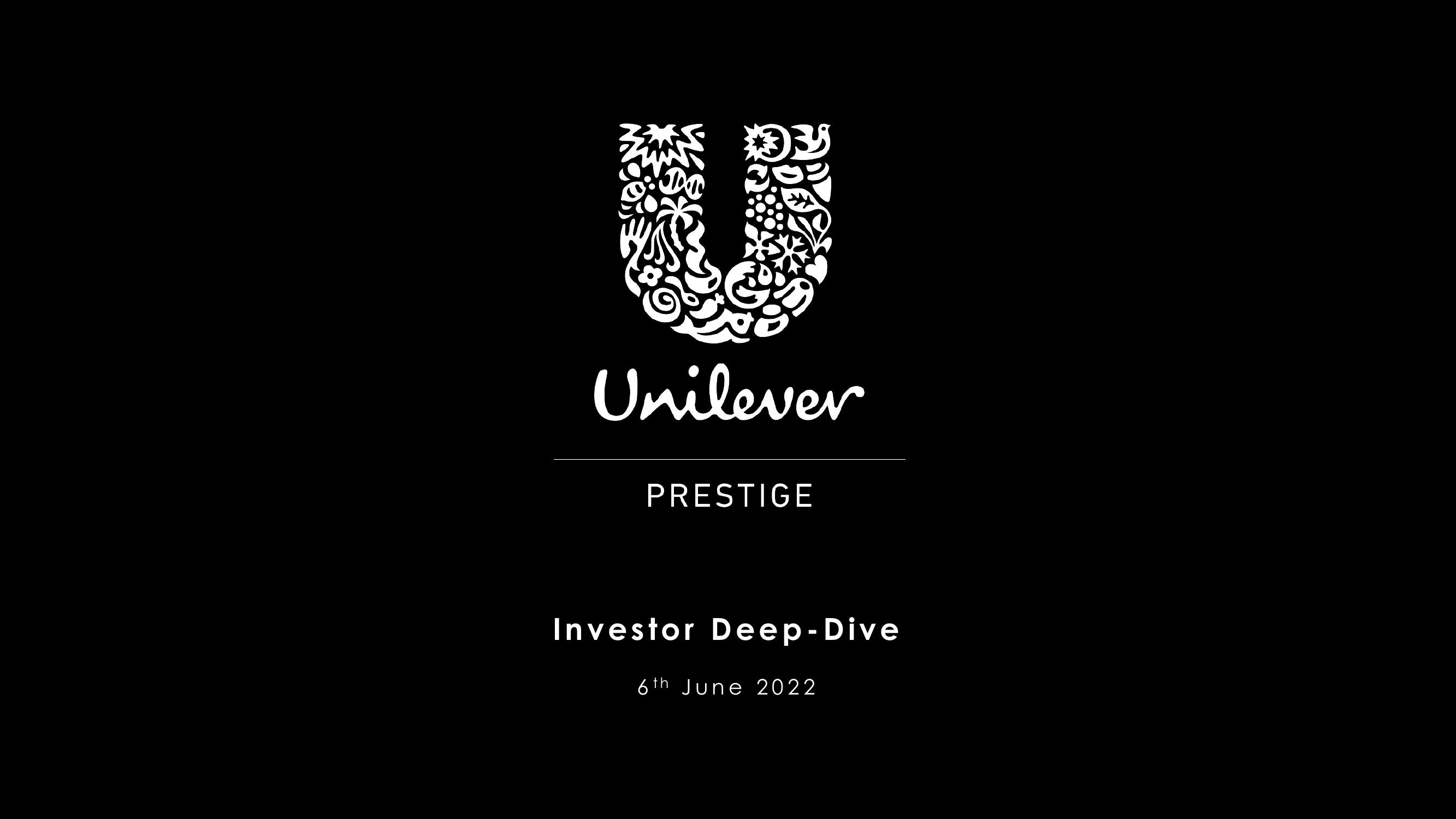 Unilever Investor Day Presentation Deck image