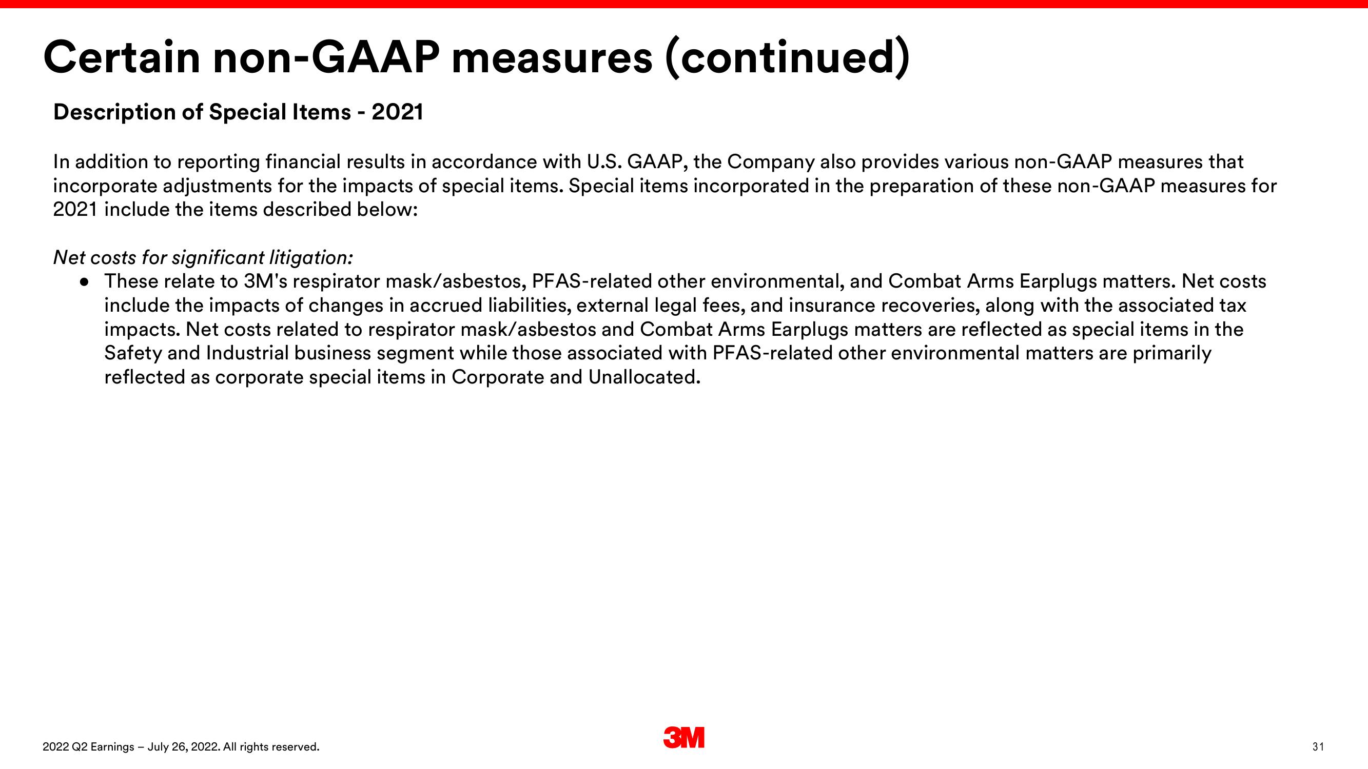 3M Results Presentation Deck slide image #31