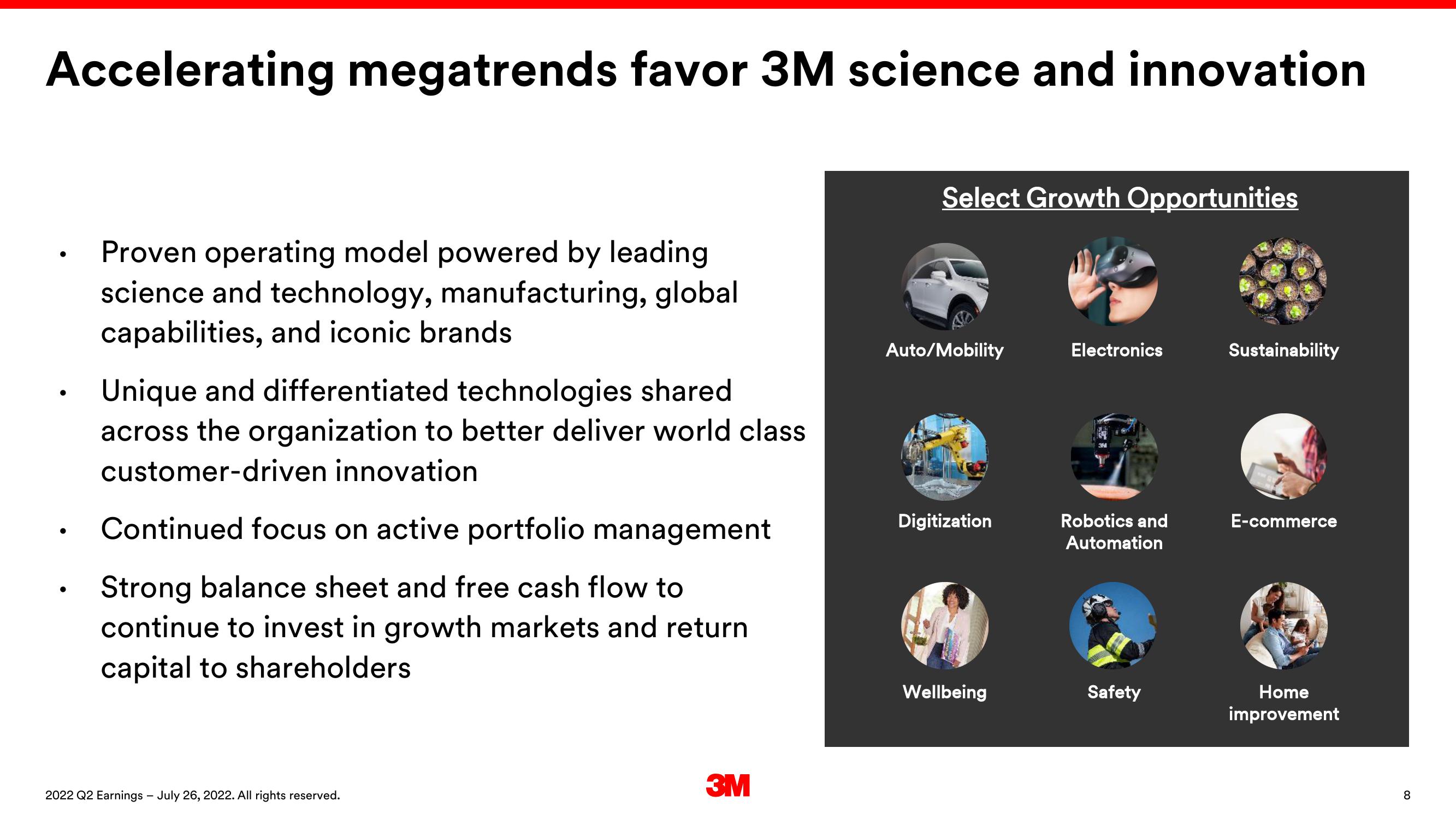 3M Results Presentation Deck slide image #8