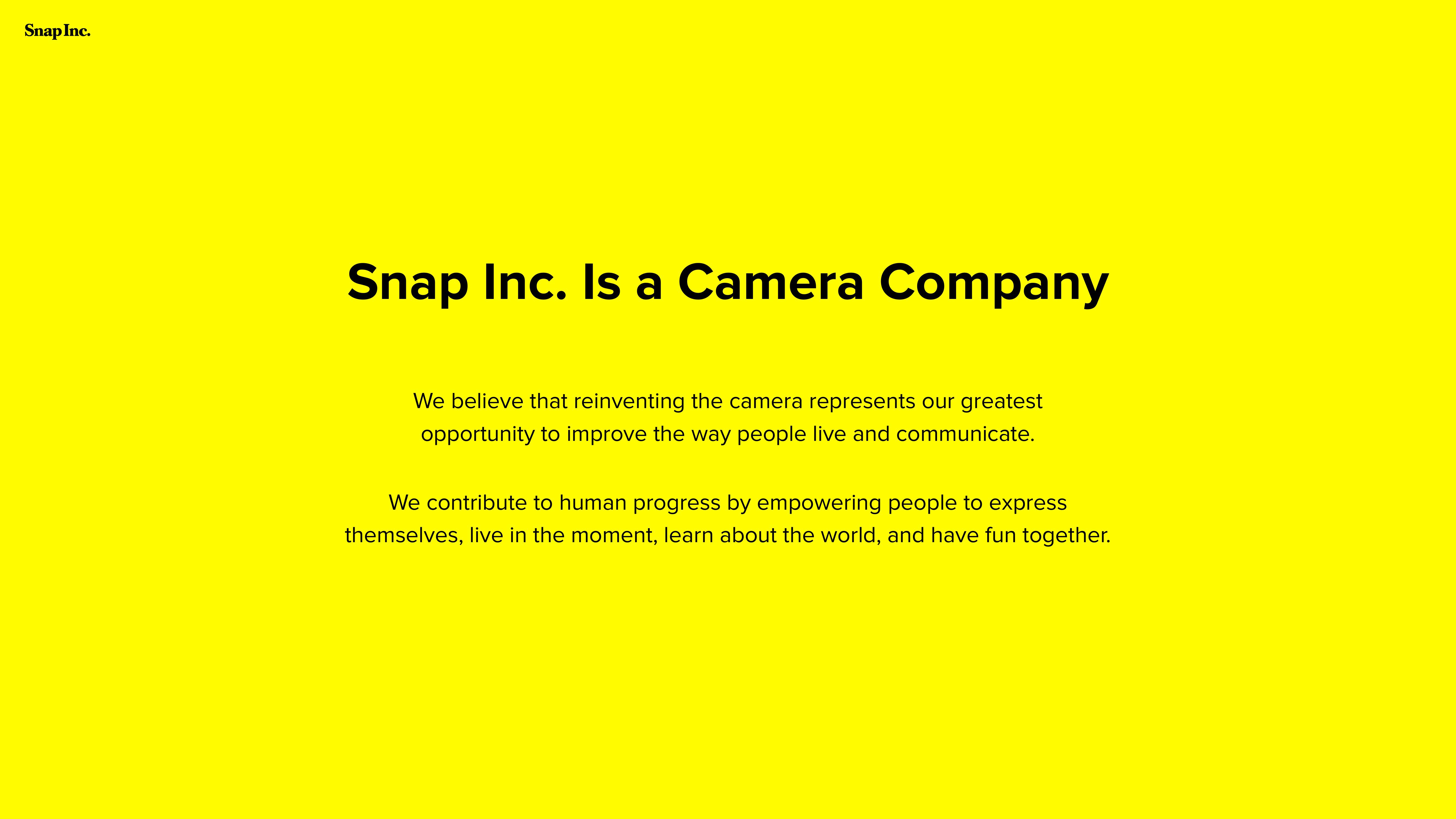 Snap Inc Investor Presentation Deck slide image #3