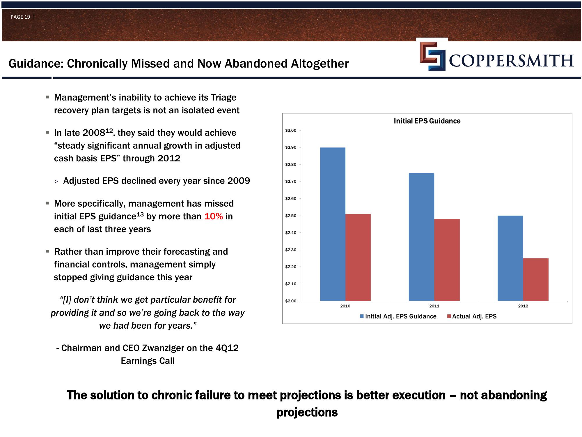 Coppersmith Presentation to Alere Inc Stockholders slide image #20