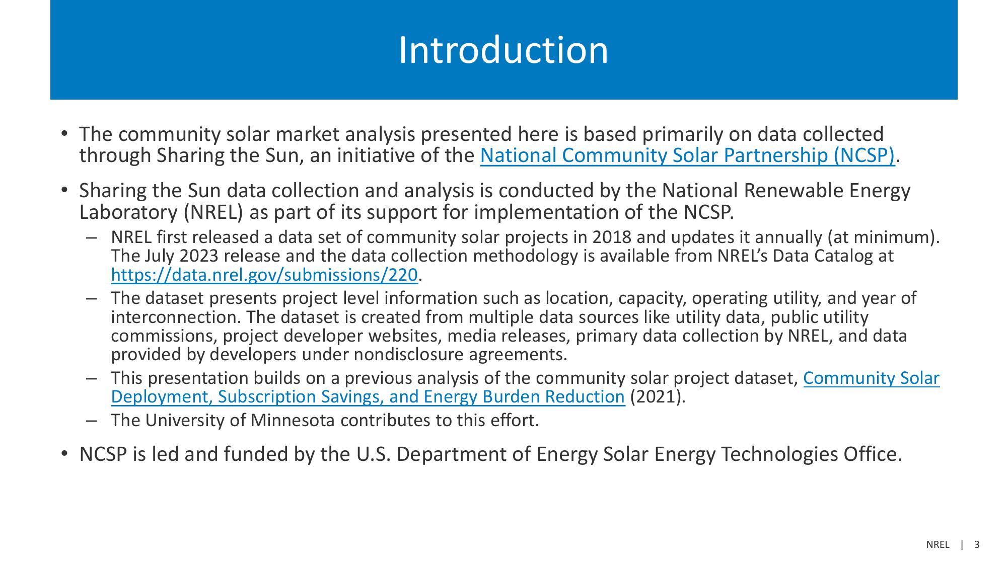 Community Solar Deployment and Subscriptions slide image #3