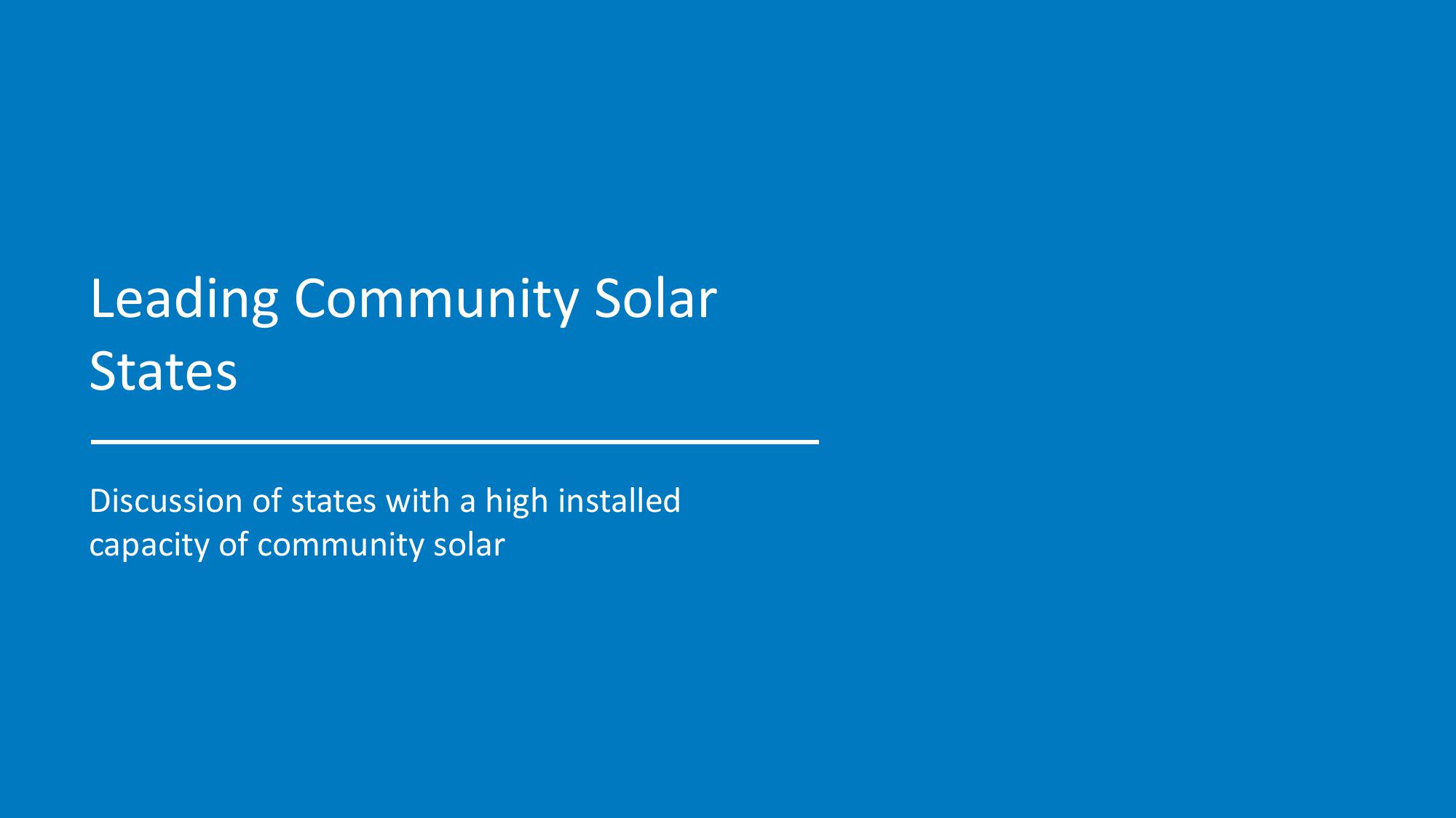 Community Solar Deployment and Subscriptions slide image #16