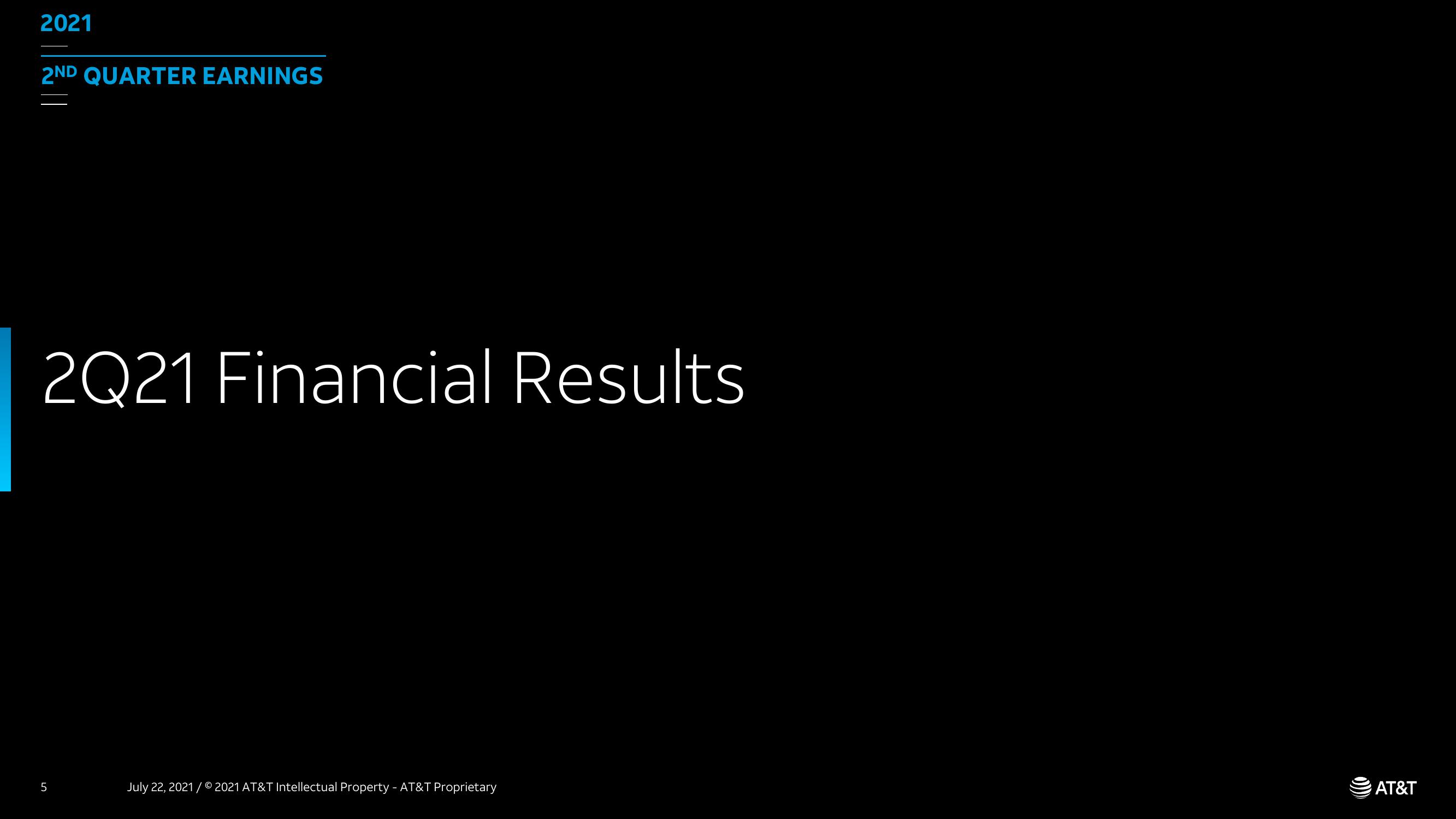 AT&T Results Presentation Deck slide image #5