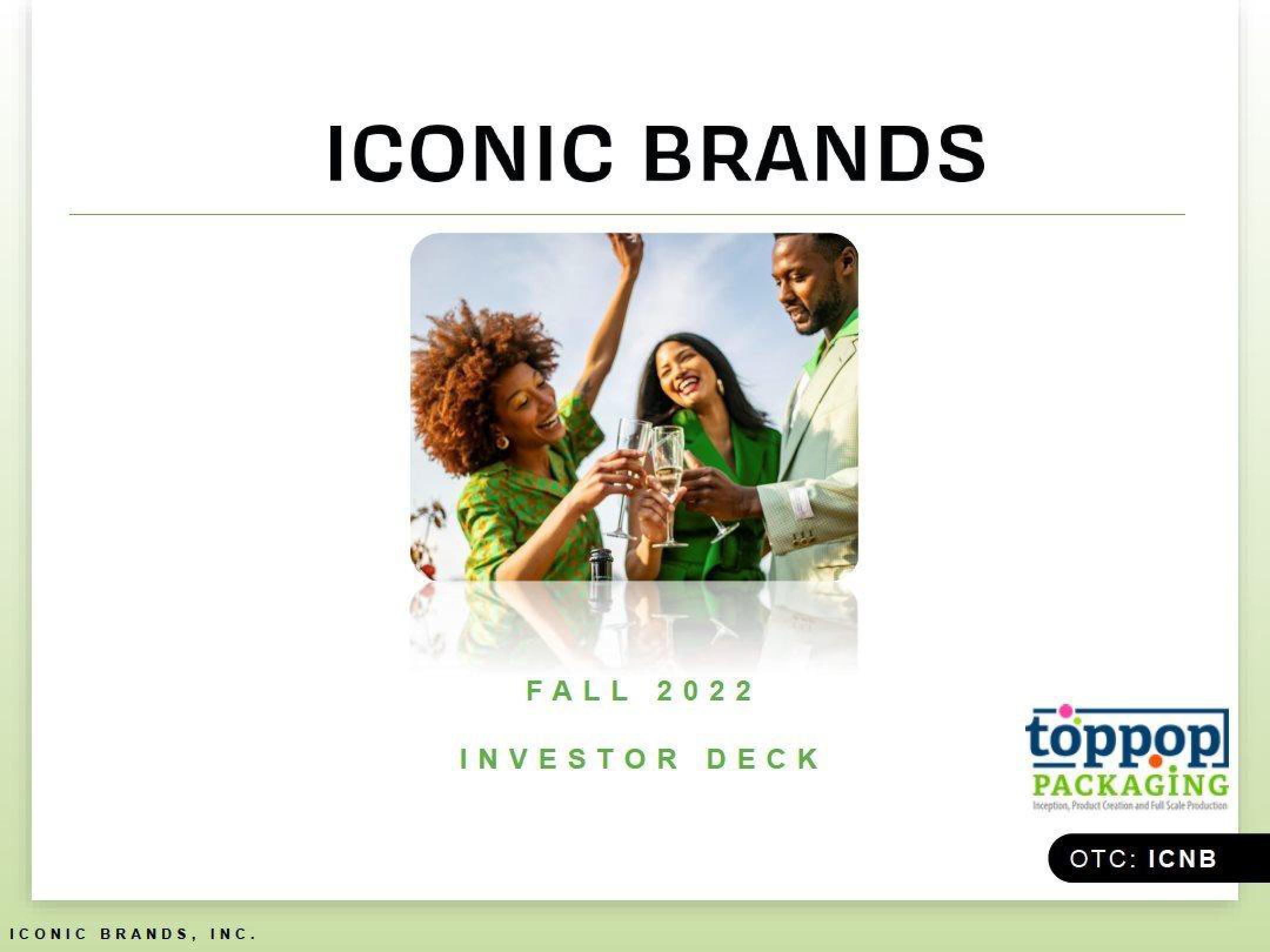 Iconic Brands Investor Update image