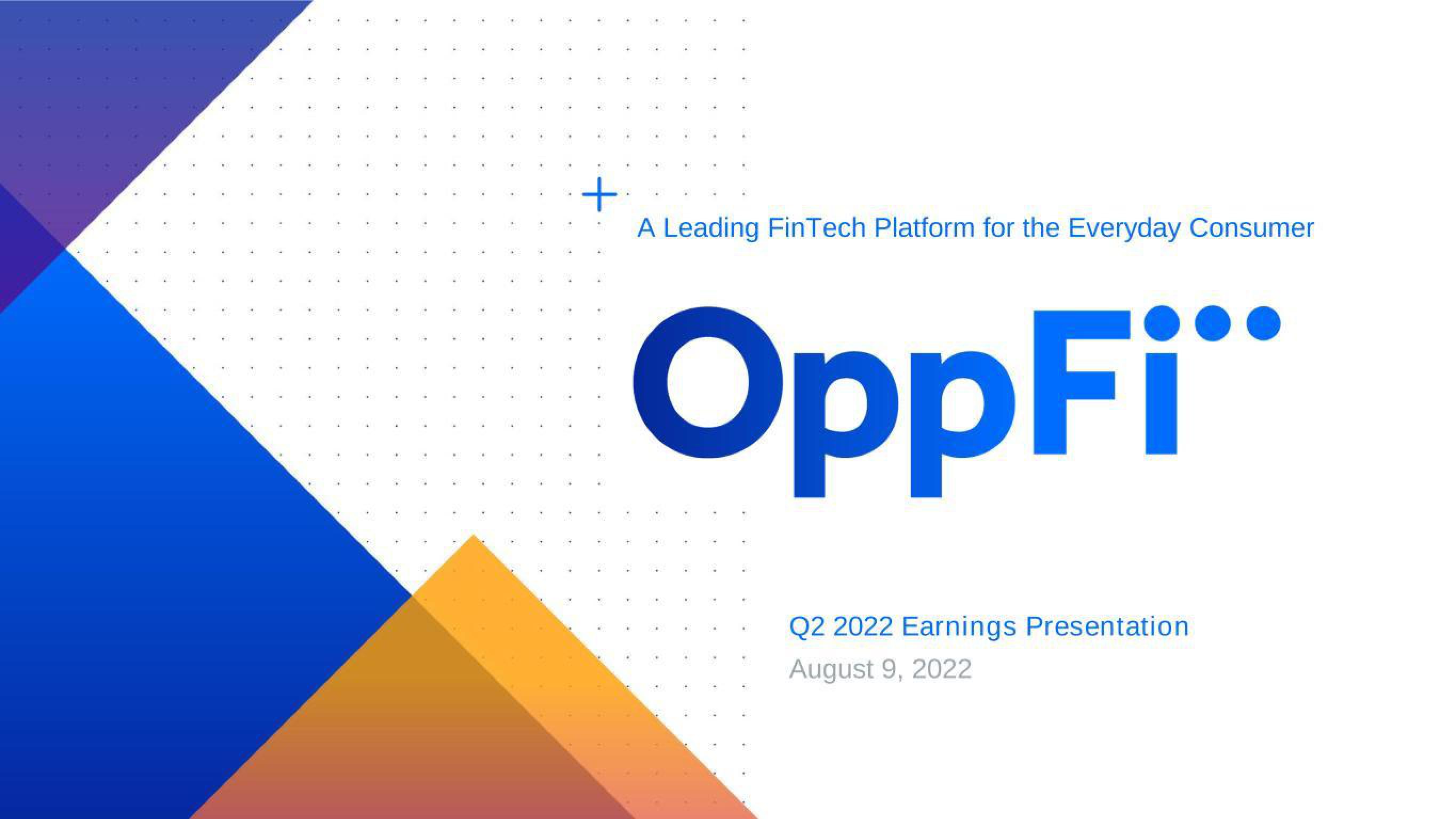 OppFi Results Presentation Deck image