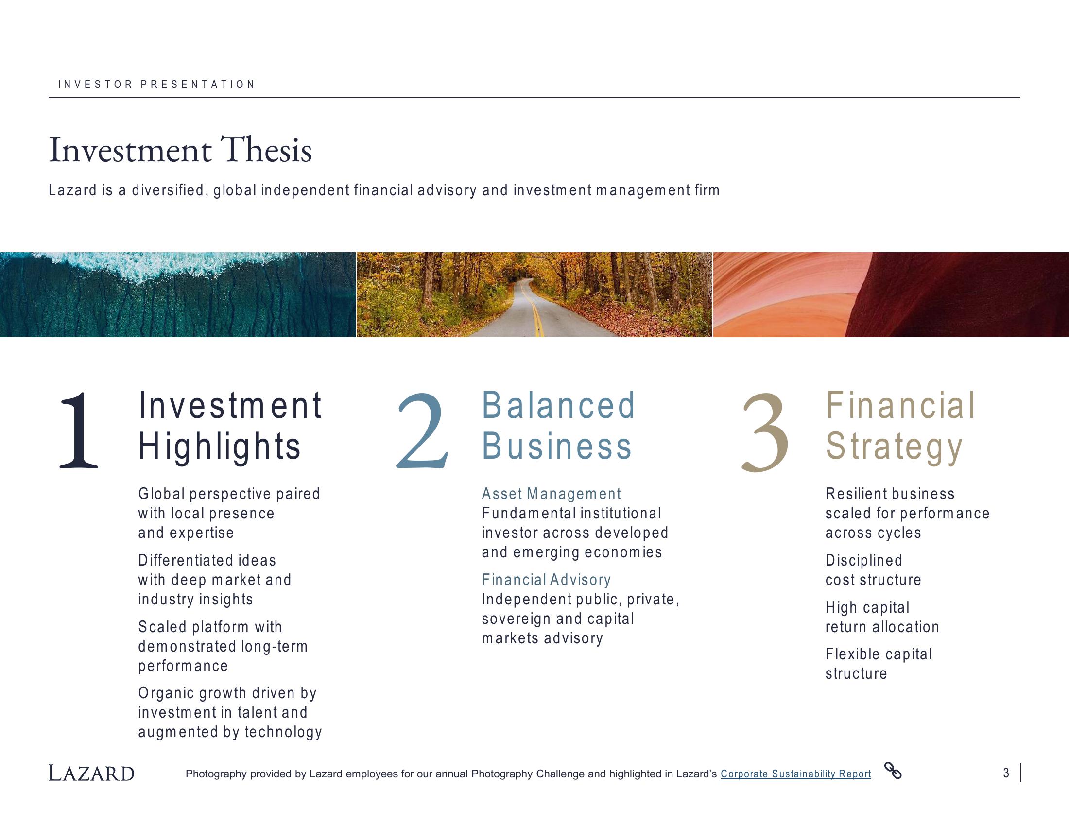 Lazard Investor Presentation Deck slide image #3