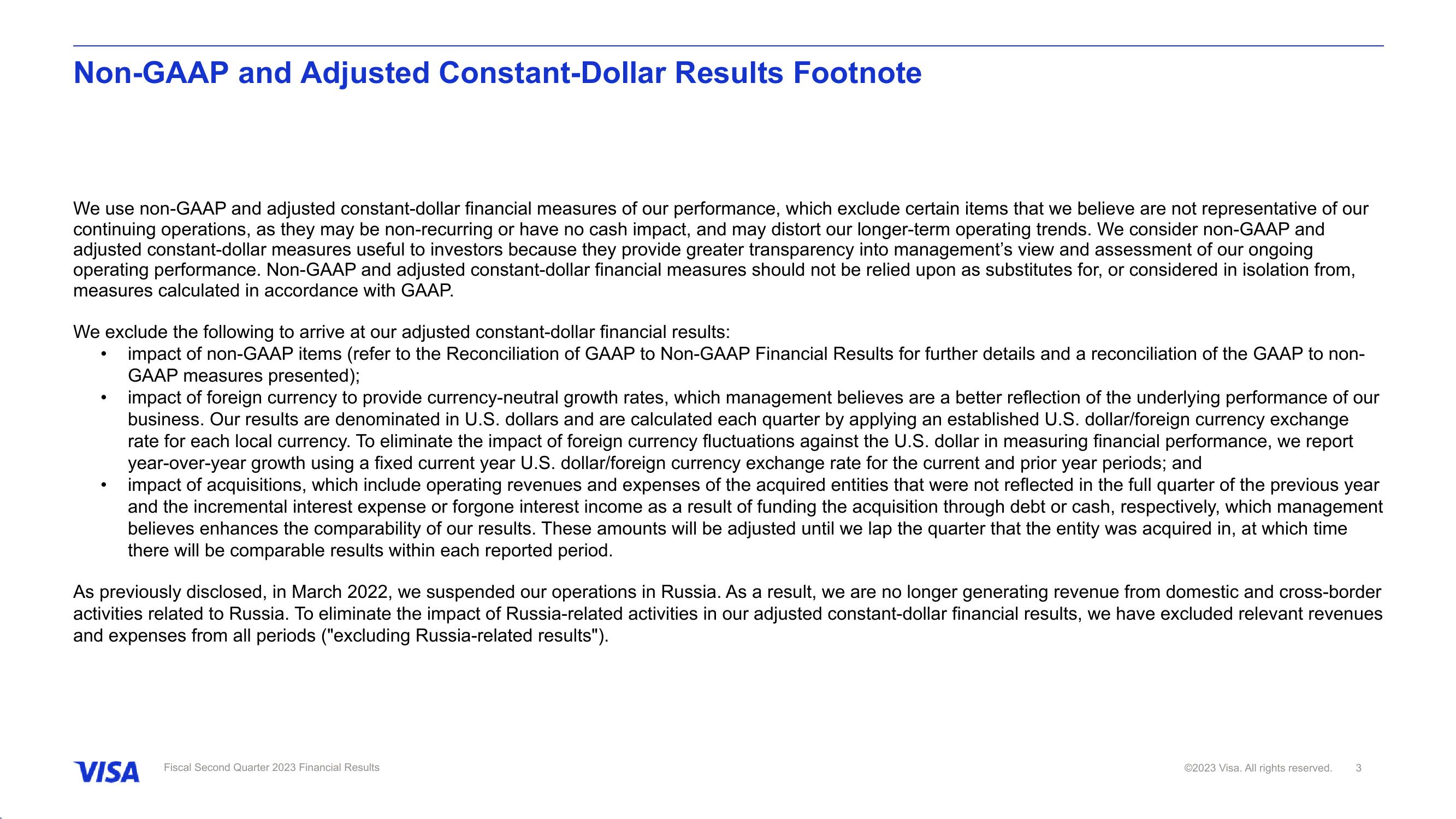 Fiscal Second Quarter 2023 Financial Results slide image #4