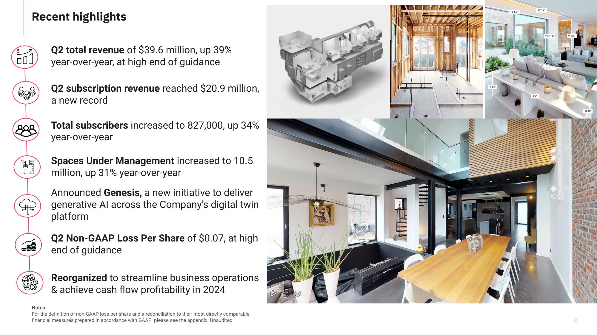 Matterport 2Q23 Results slide image #3