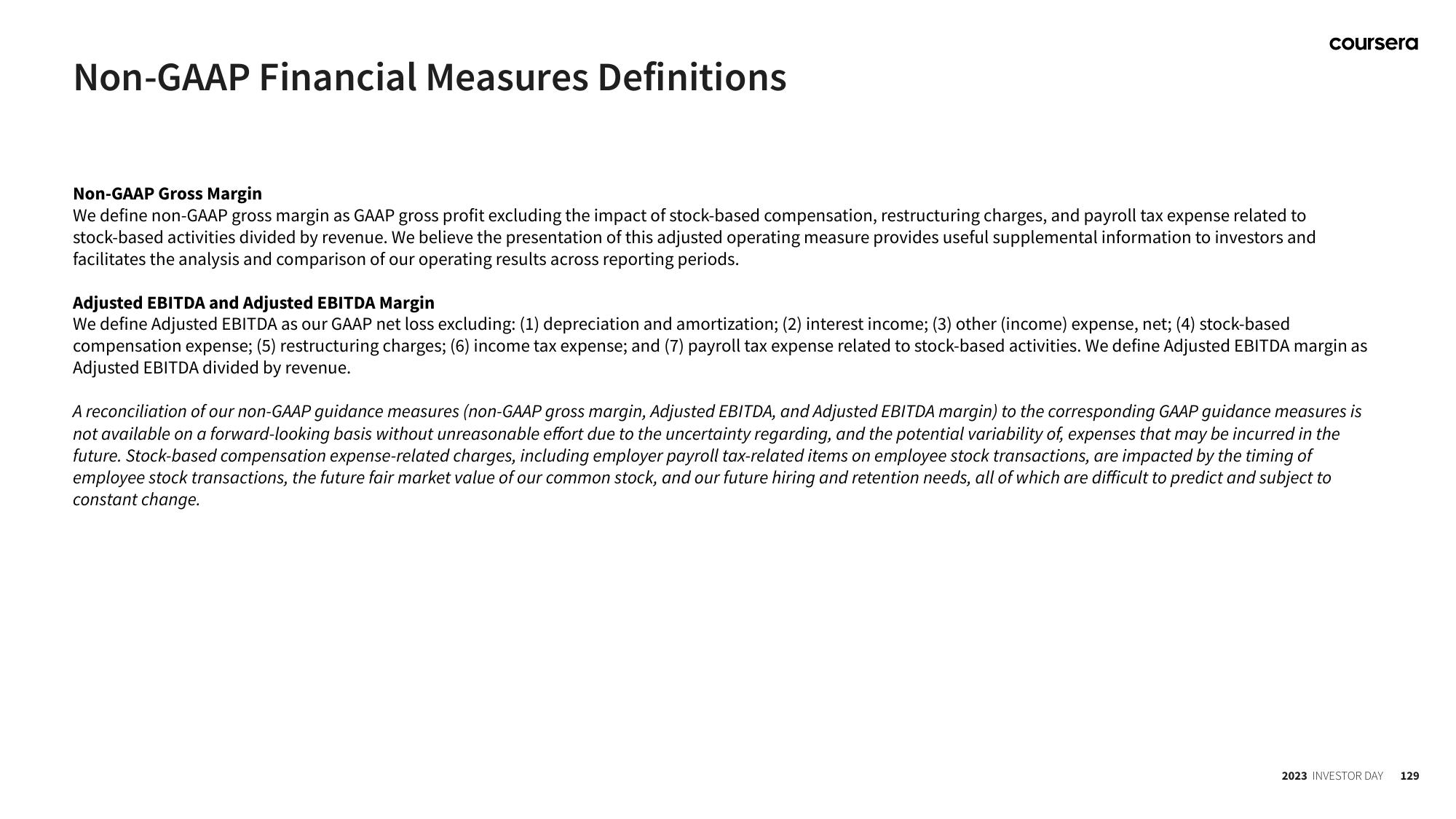 Coursera Investor Day Presentation Deck slide image #129