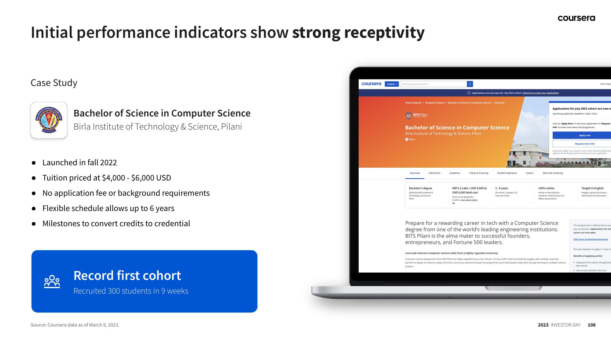 Coursera Investor Day Presentation Deck slide image #108