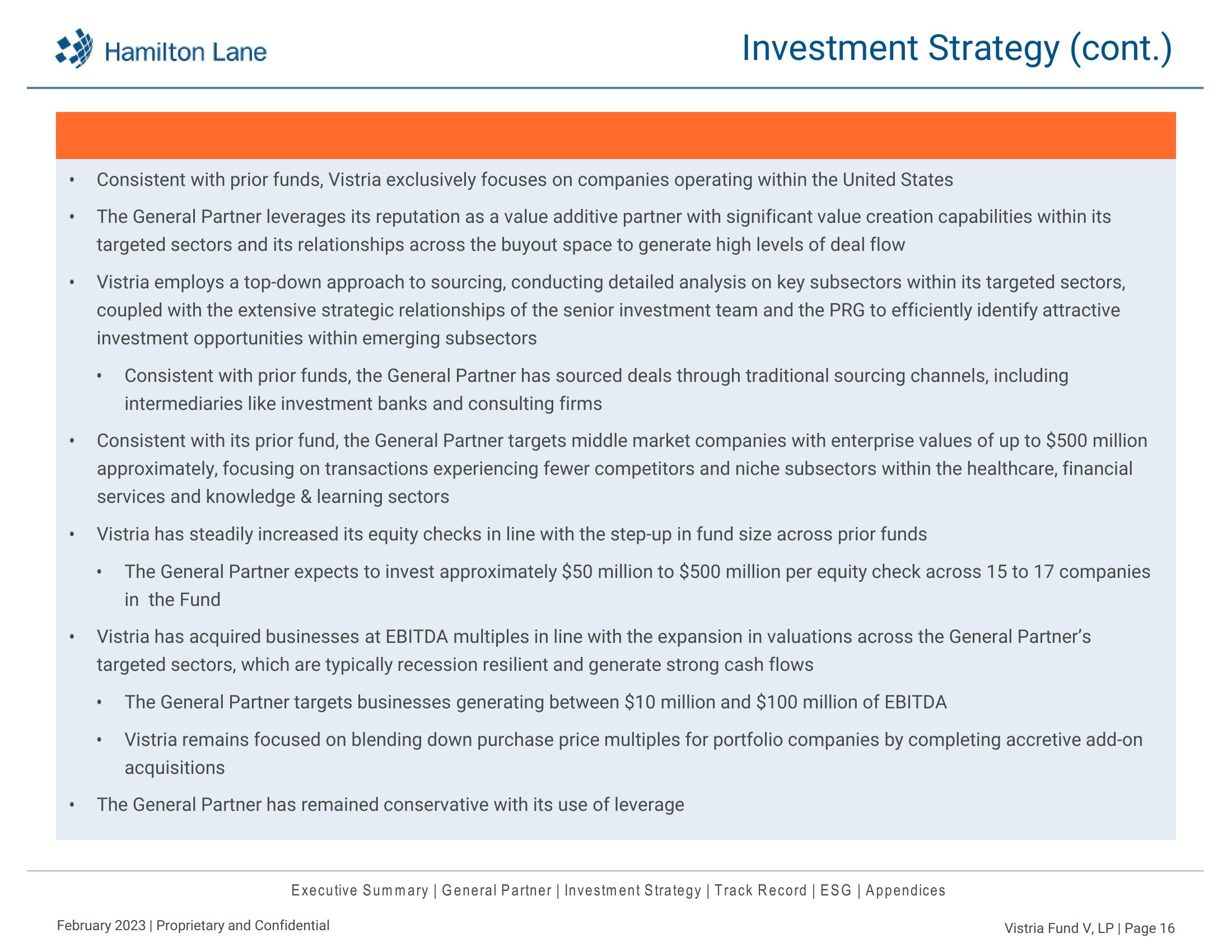 Hamilton Lane Investment Deck slide image #17