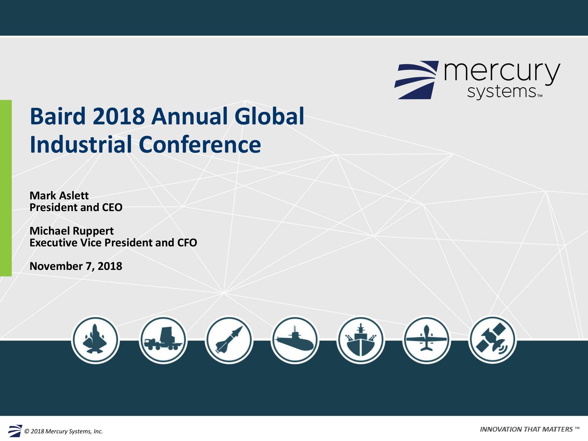 Baird 2018 Annual Global Industrial Conference image