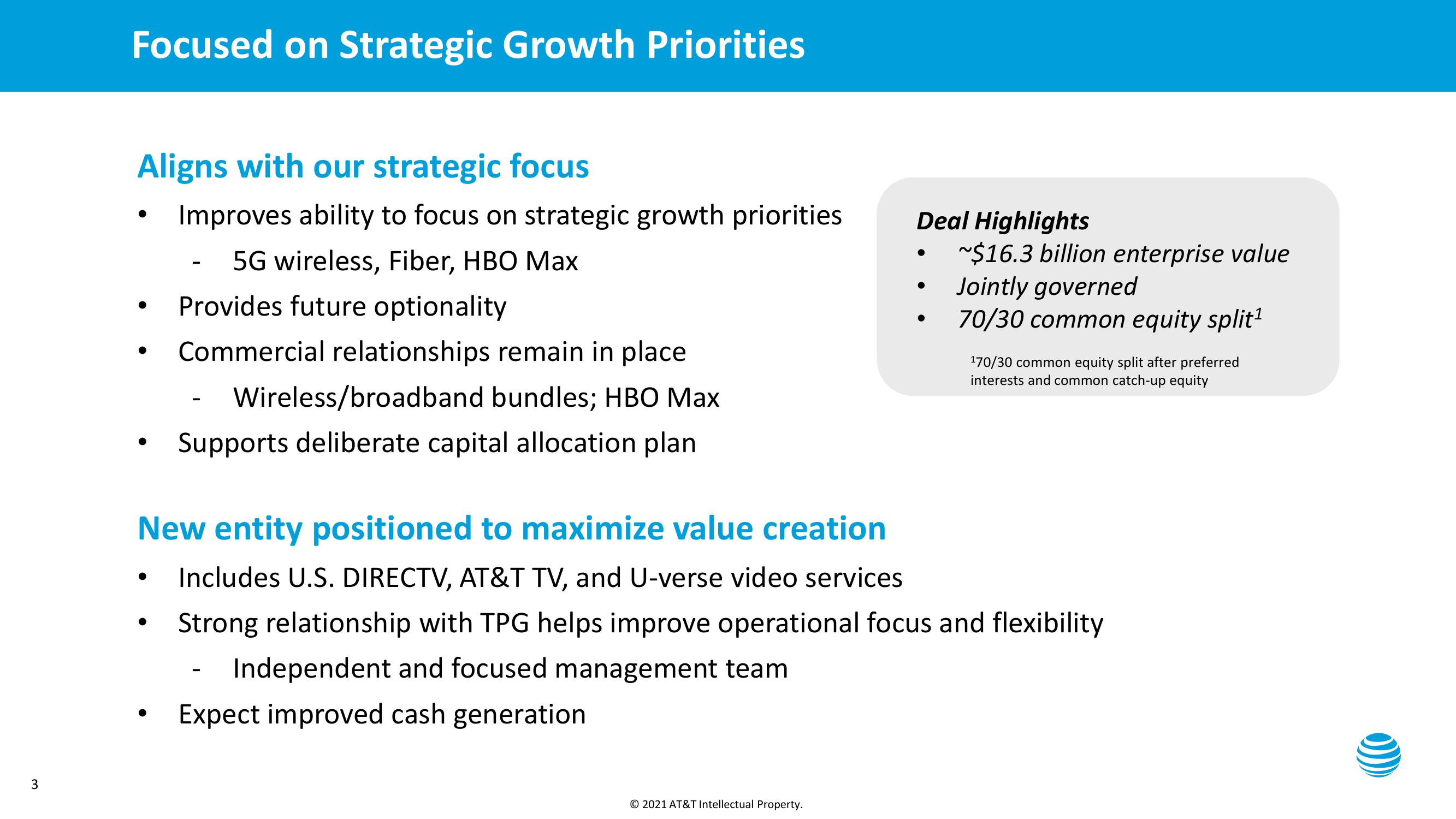 AT&T Mergers and Acquisitions Presentation Deck slide image #3