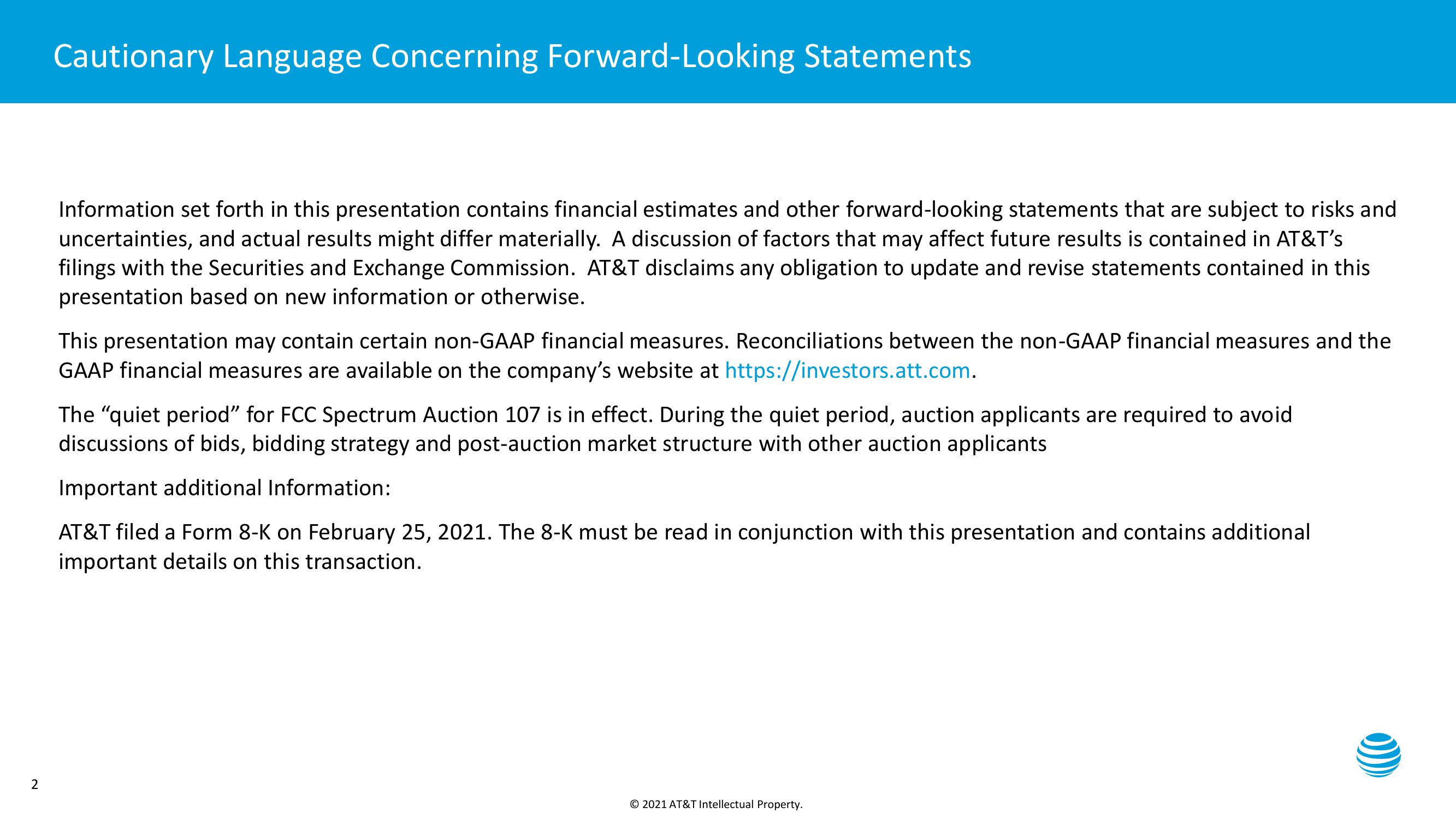 AT&T Mergers and Acquisitions Presentation Deck slide image #2