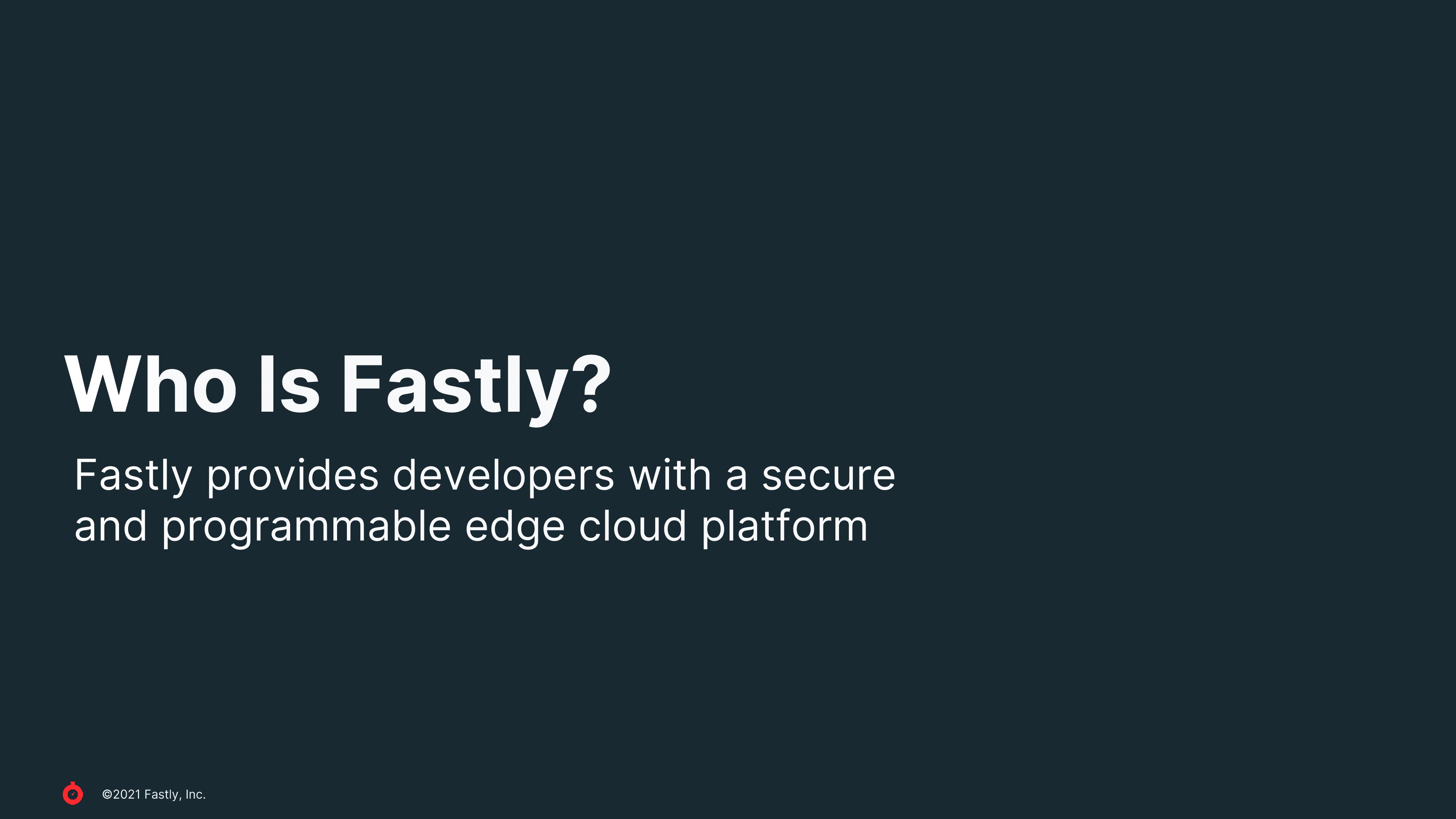 Fastly Investor Presentation Deck slide image #2