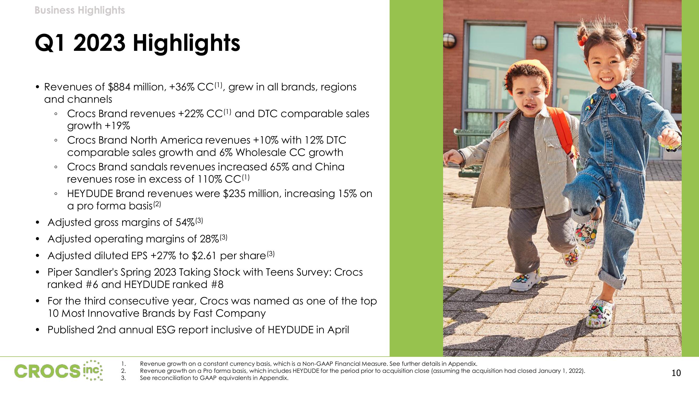 Crocs Results Presentation Deck slide image #10