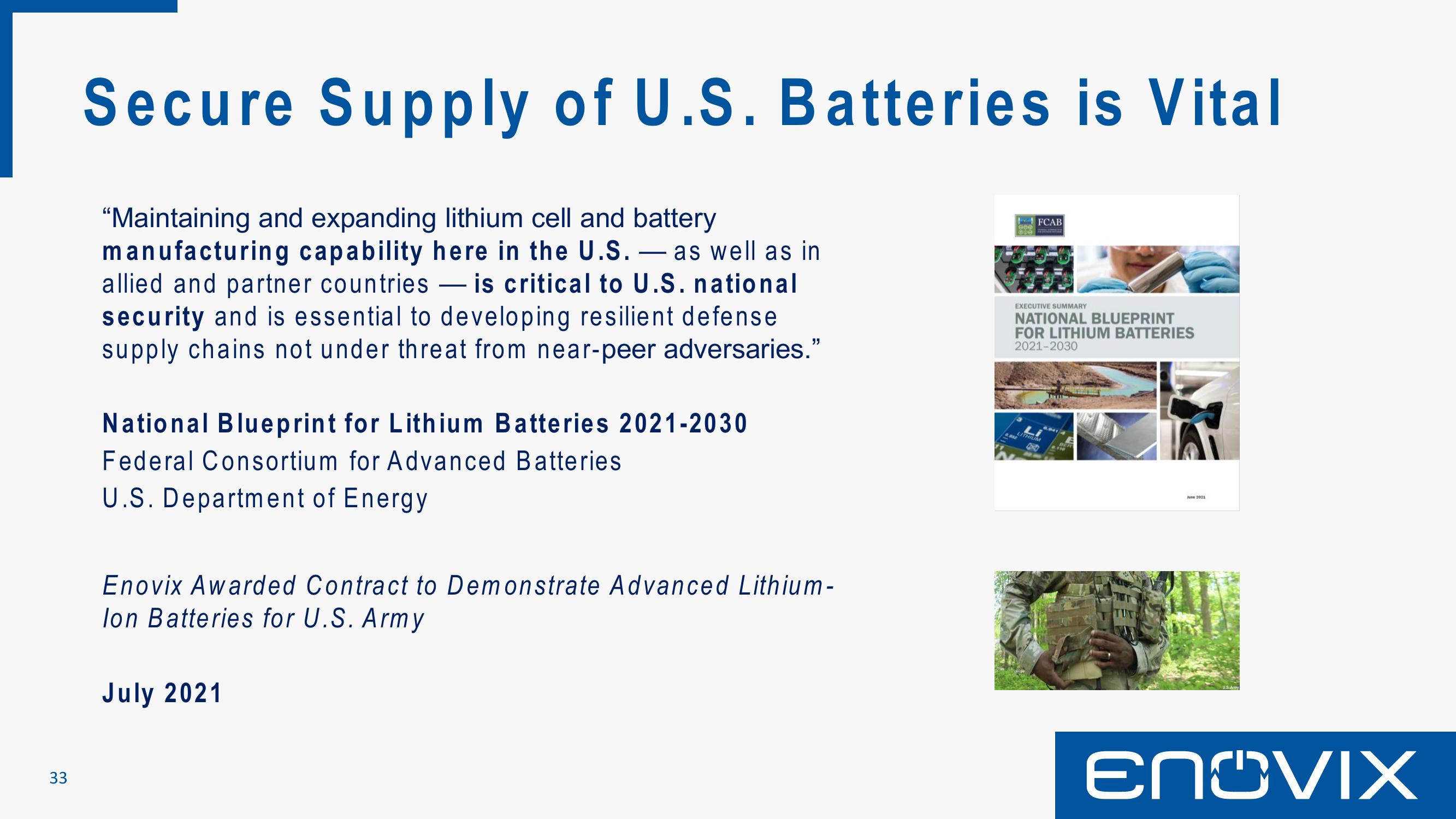 Enovix SPAC Presentation Deck slide image