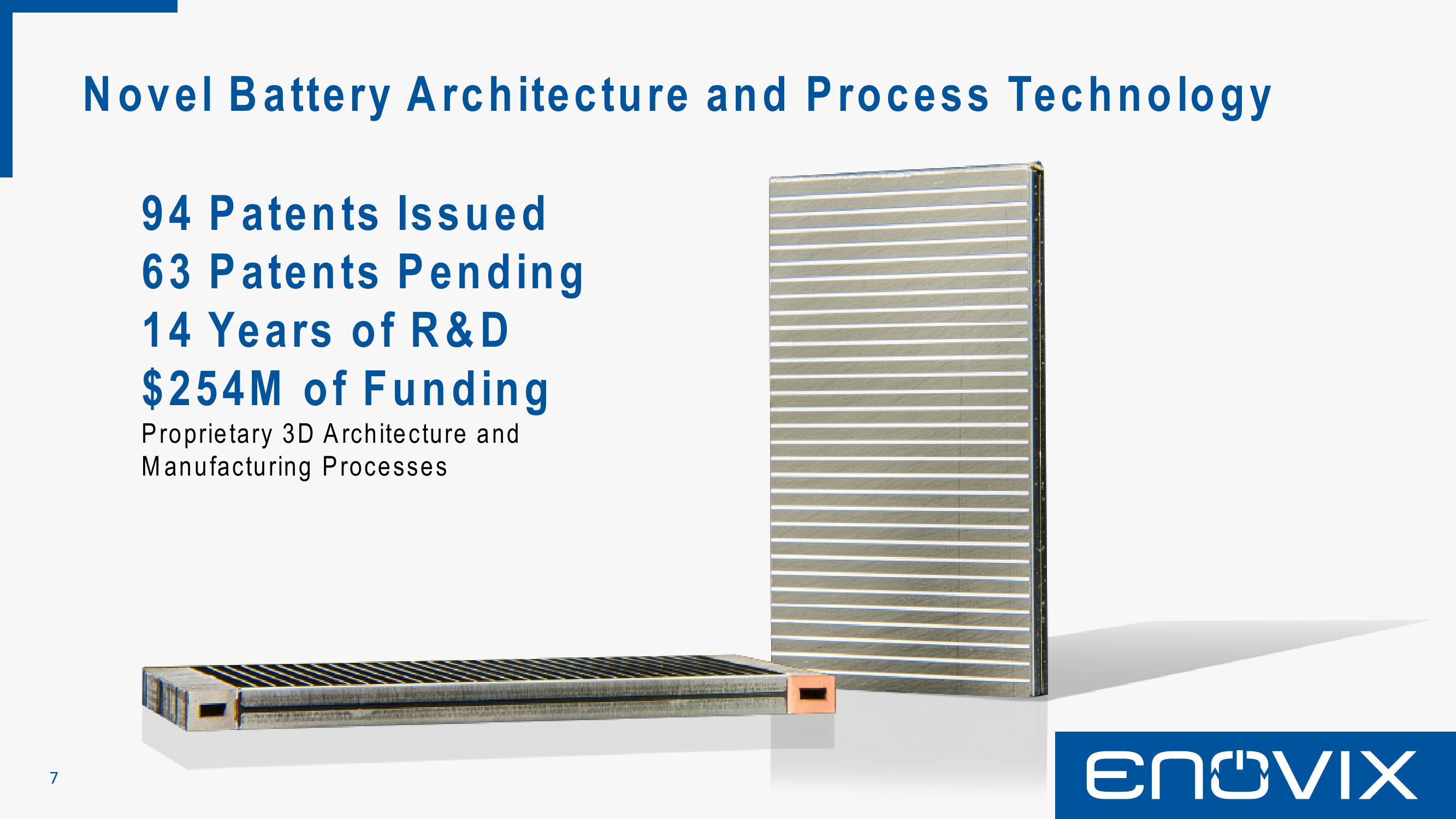 Enovix SPAC Presentation Deck slide image #7