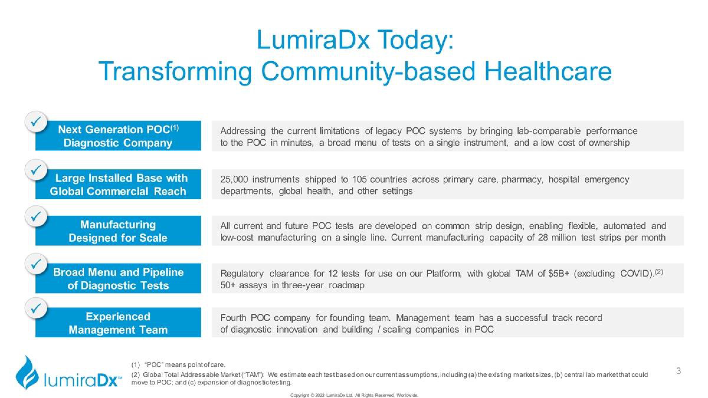 LumiraDx Investor Presentation Deck slide image #3