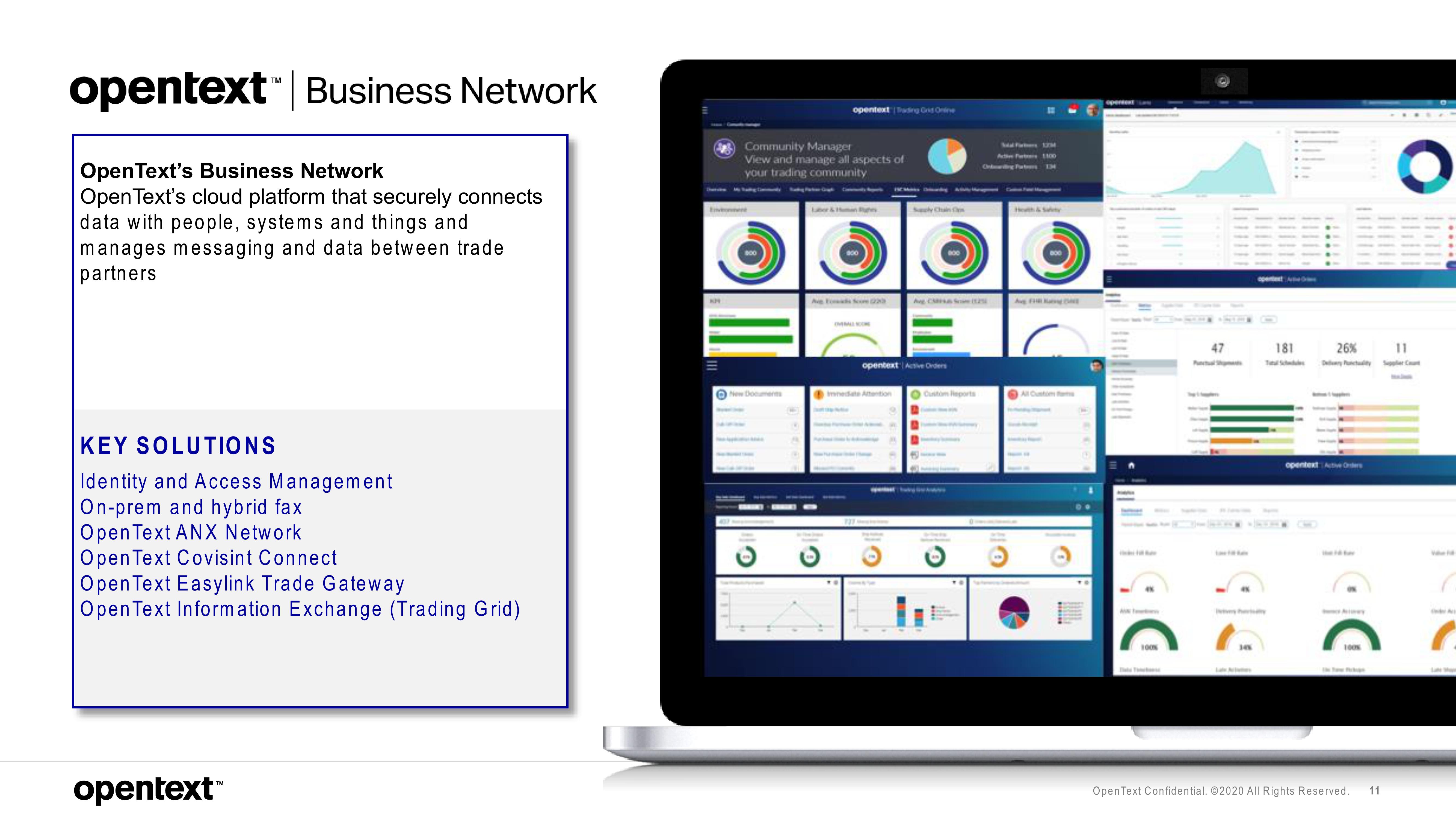 OpenText Investor Presentation Deck slide image #11