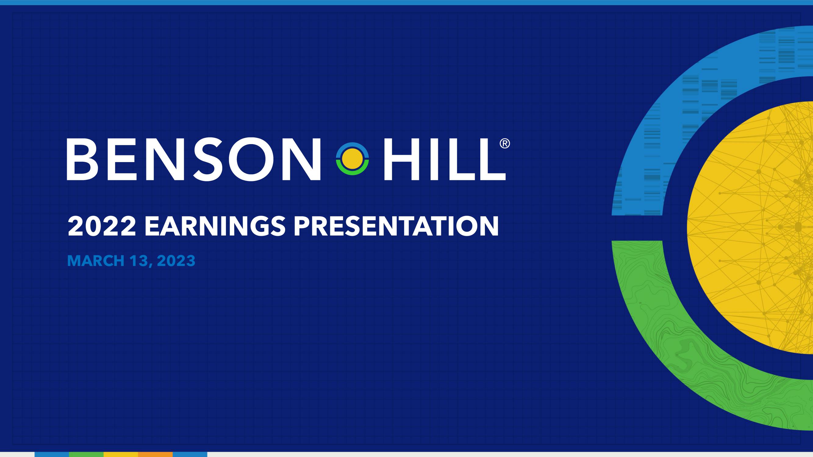 Benson Hill Investor Presentation Deck image