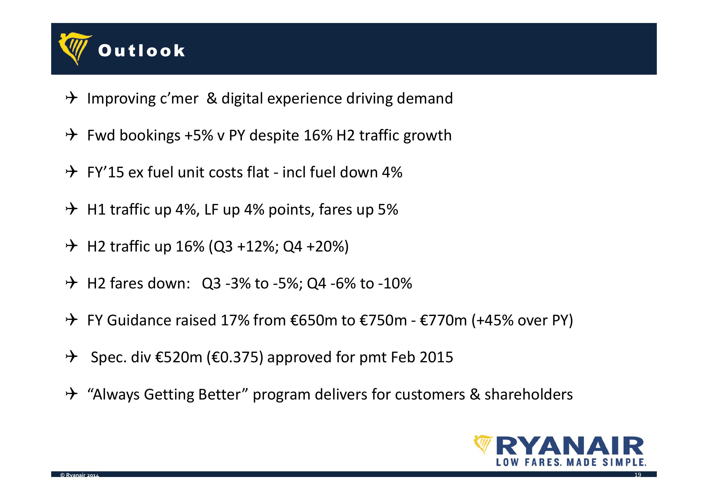 Ryanair Company Presentation slide image #19