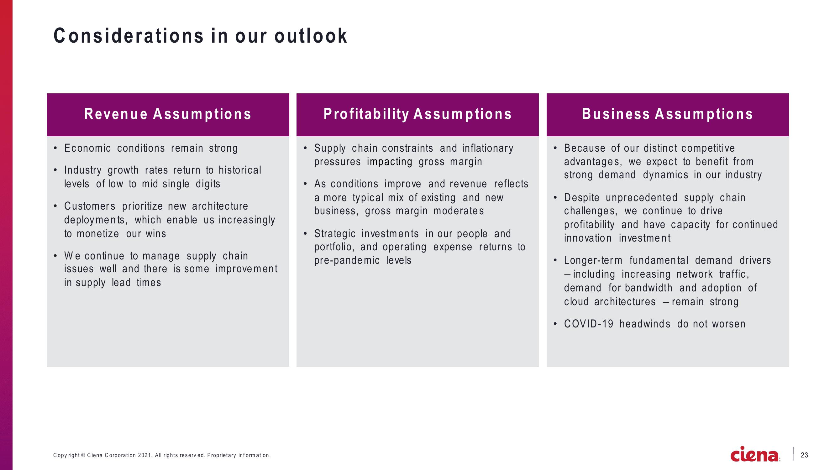 Ciena Corporation Earnings Presentation slide image #23