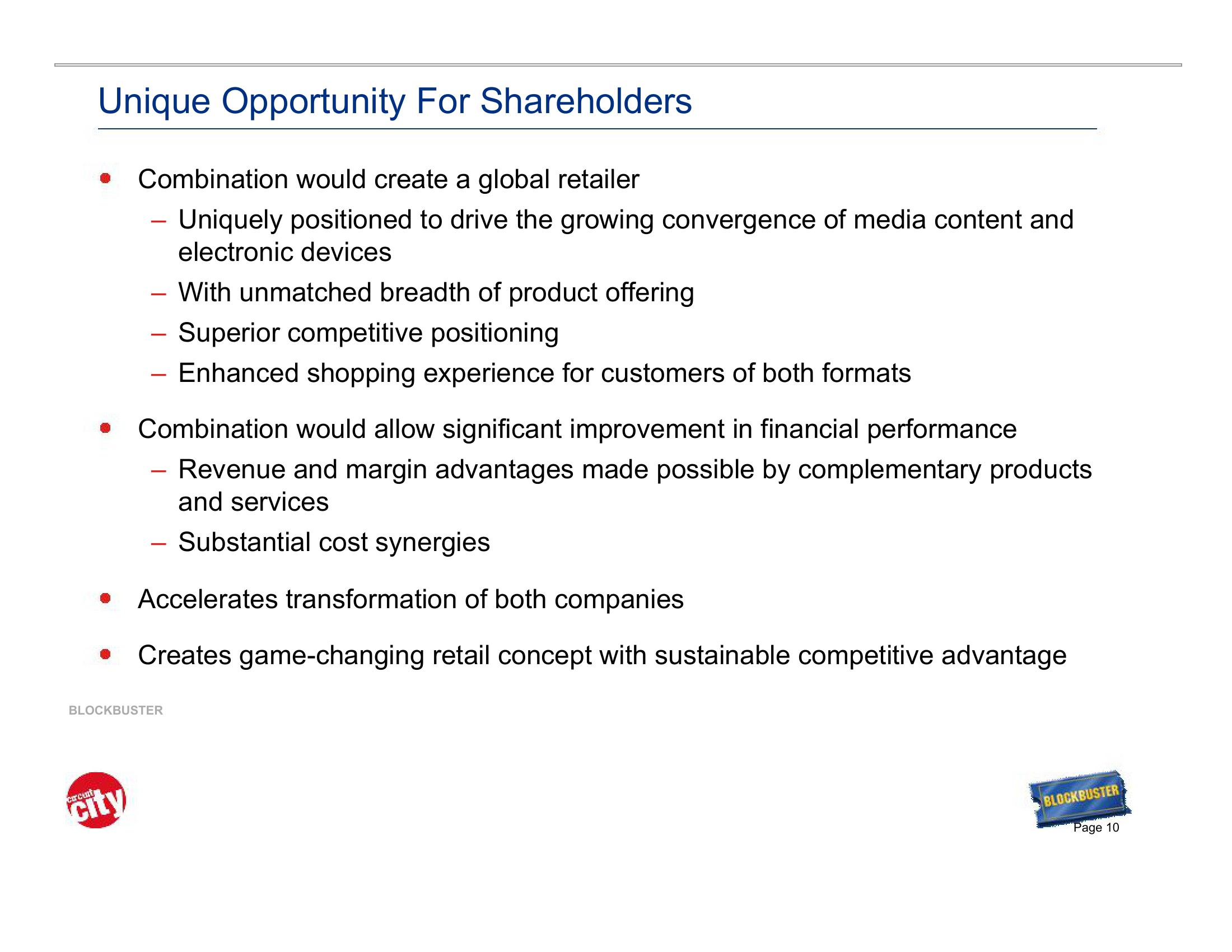 Blockbuster Video Investor Presentation Deck slide image #10