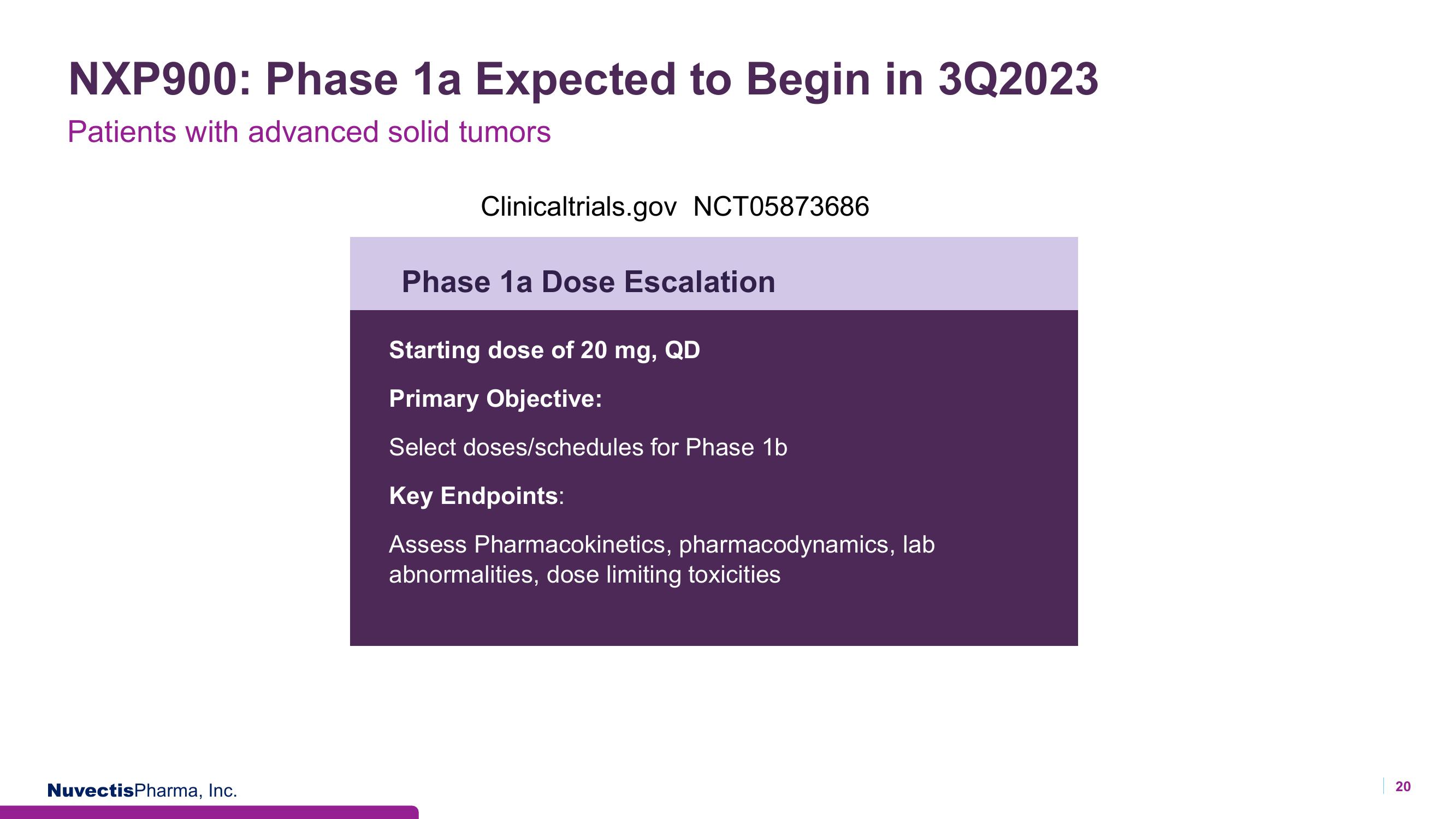 Nuvectis Pharma Investor Presentation Deck slide image #20