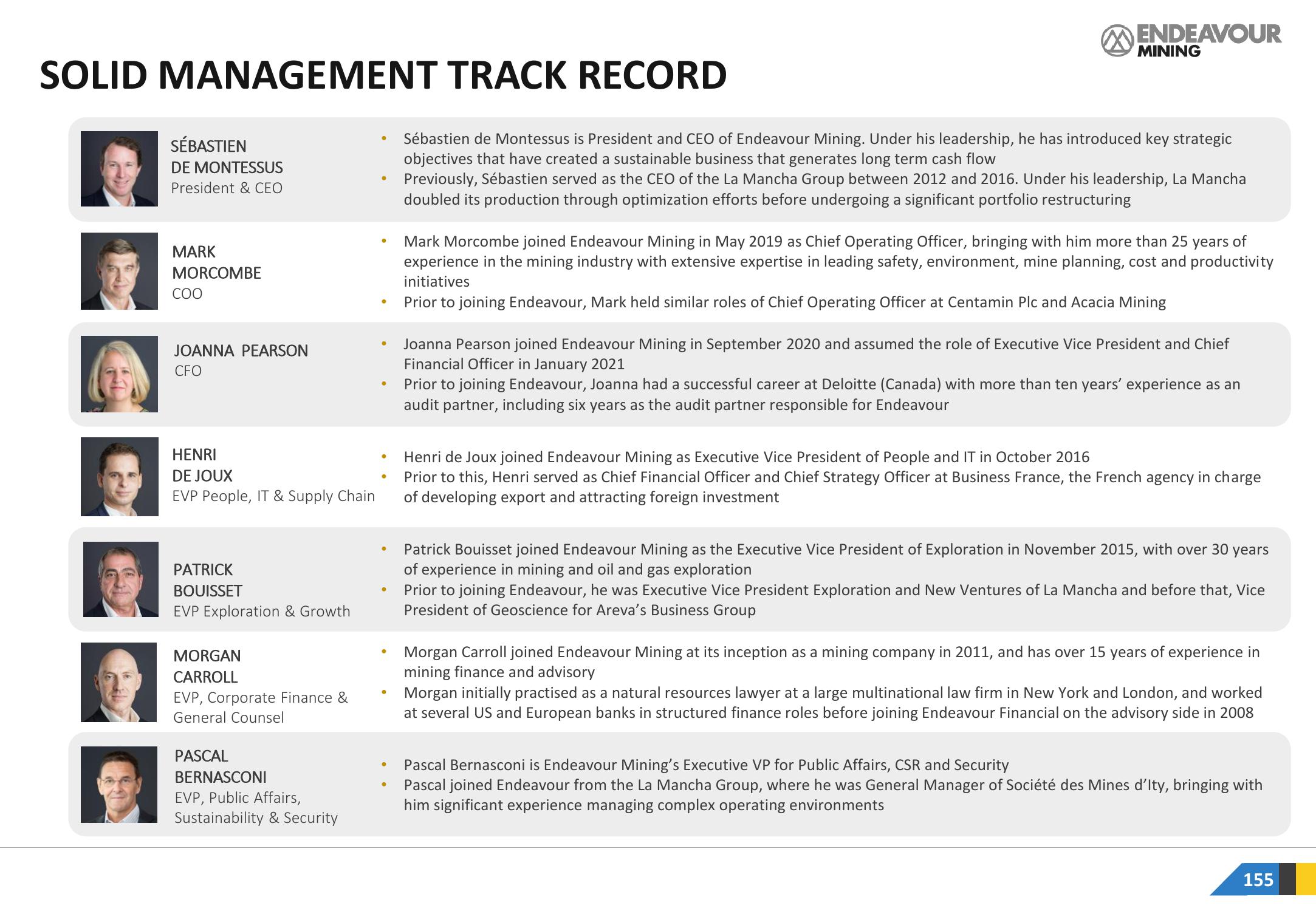 Endeavour Mining Investor Presentation Deck slide image #155