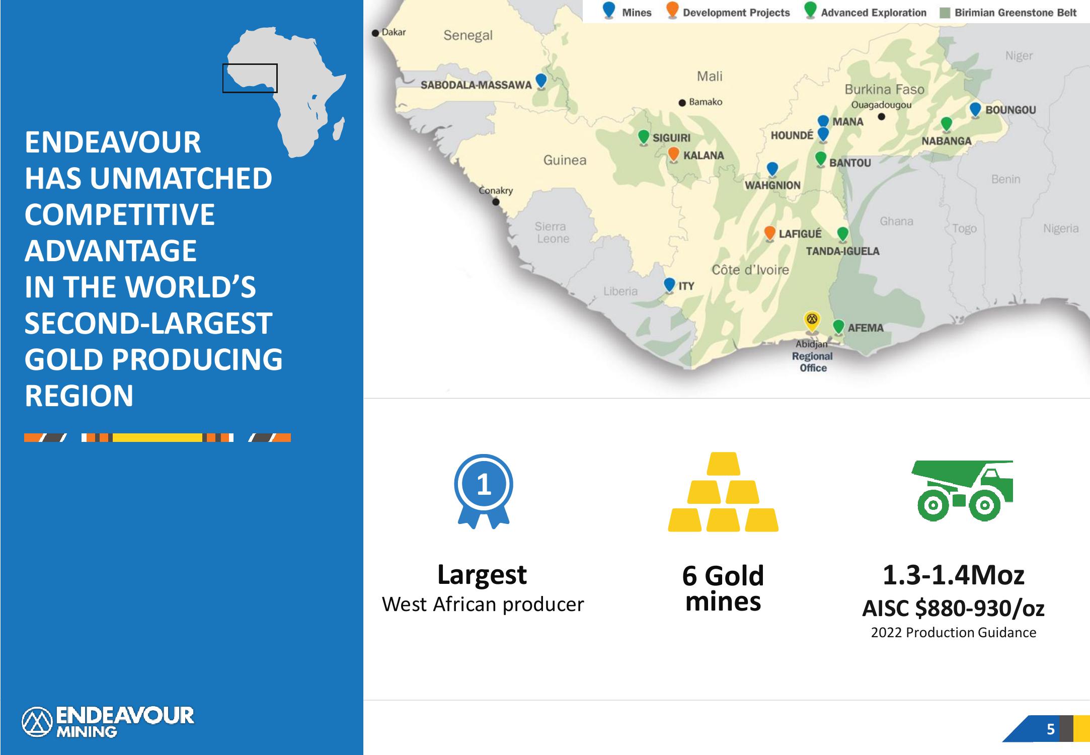 Endeavour Mining Investor Presentation Deck slide image #5