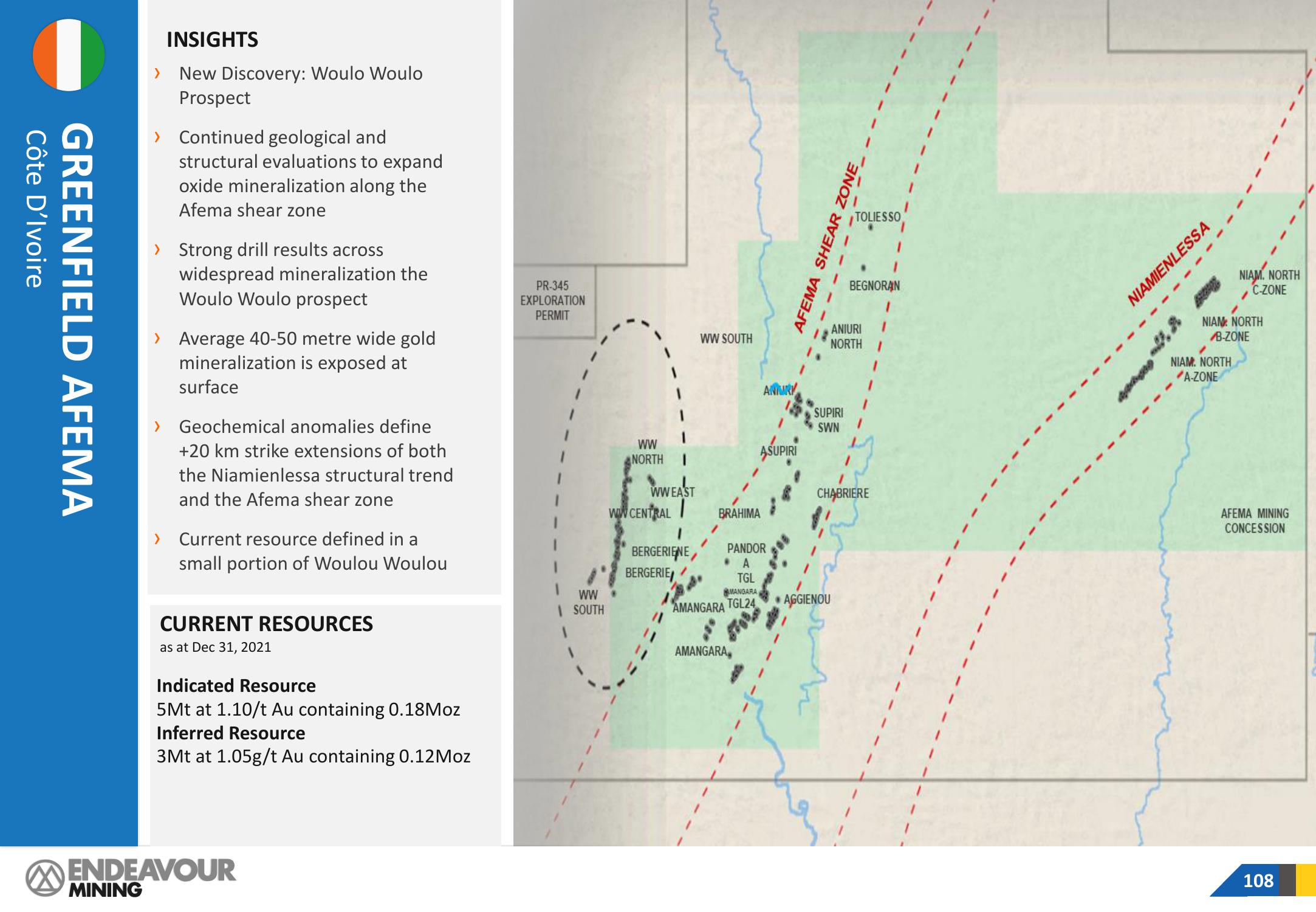 Endeavour Mining Investor Presentation Deck slide image #108