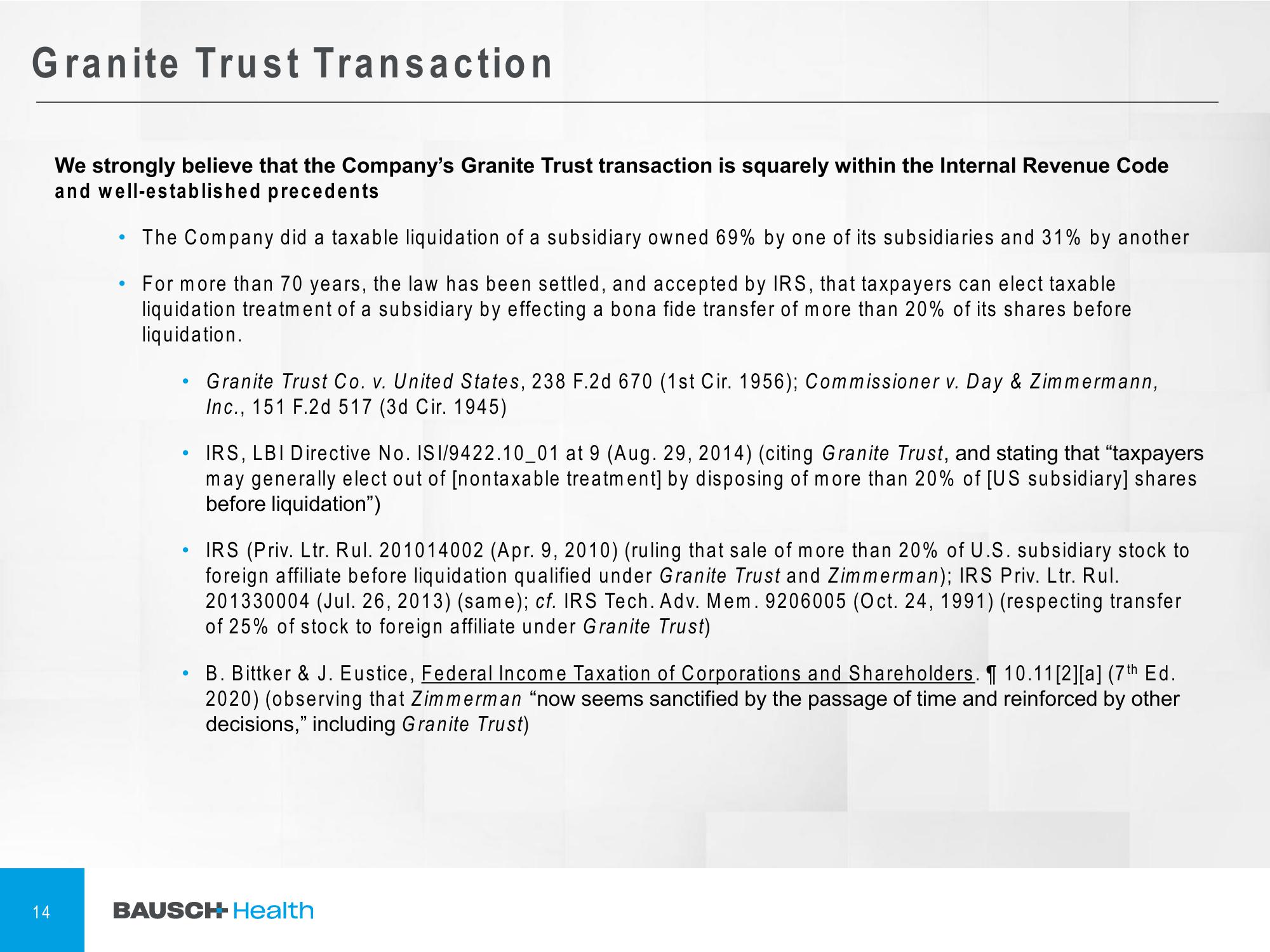 Bausch Health Companies Investor Conference Presentation Deck slide image #15