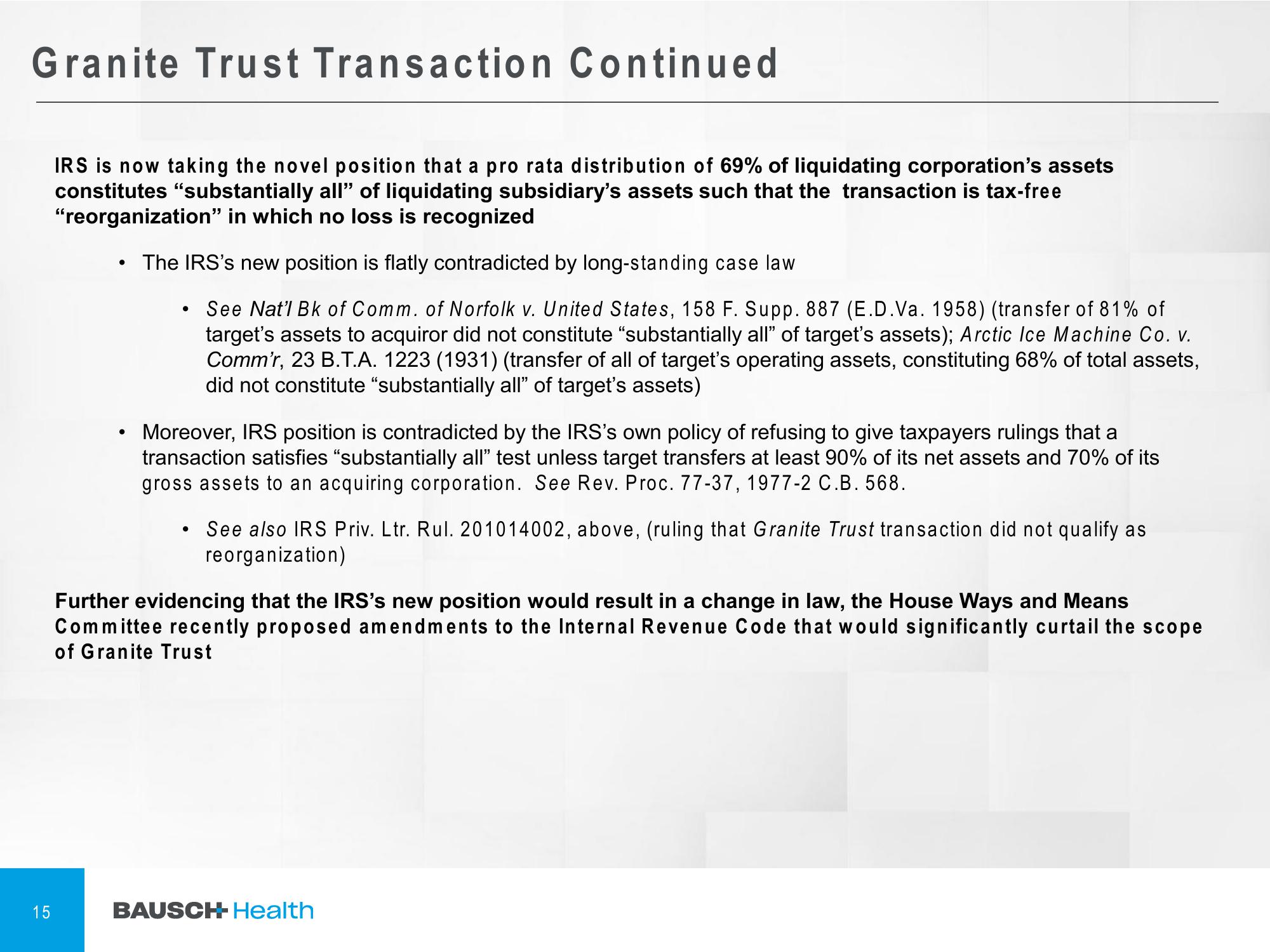 Bausch Health Companies Investor Conference Presentation Deck slide image #16