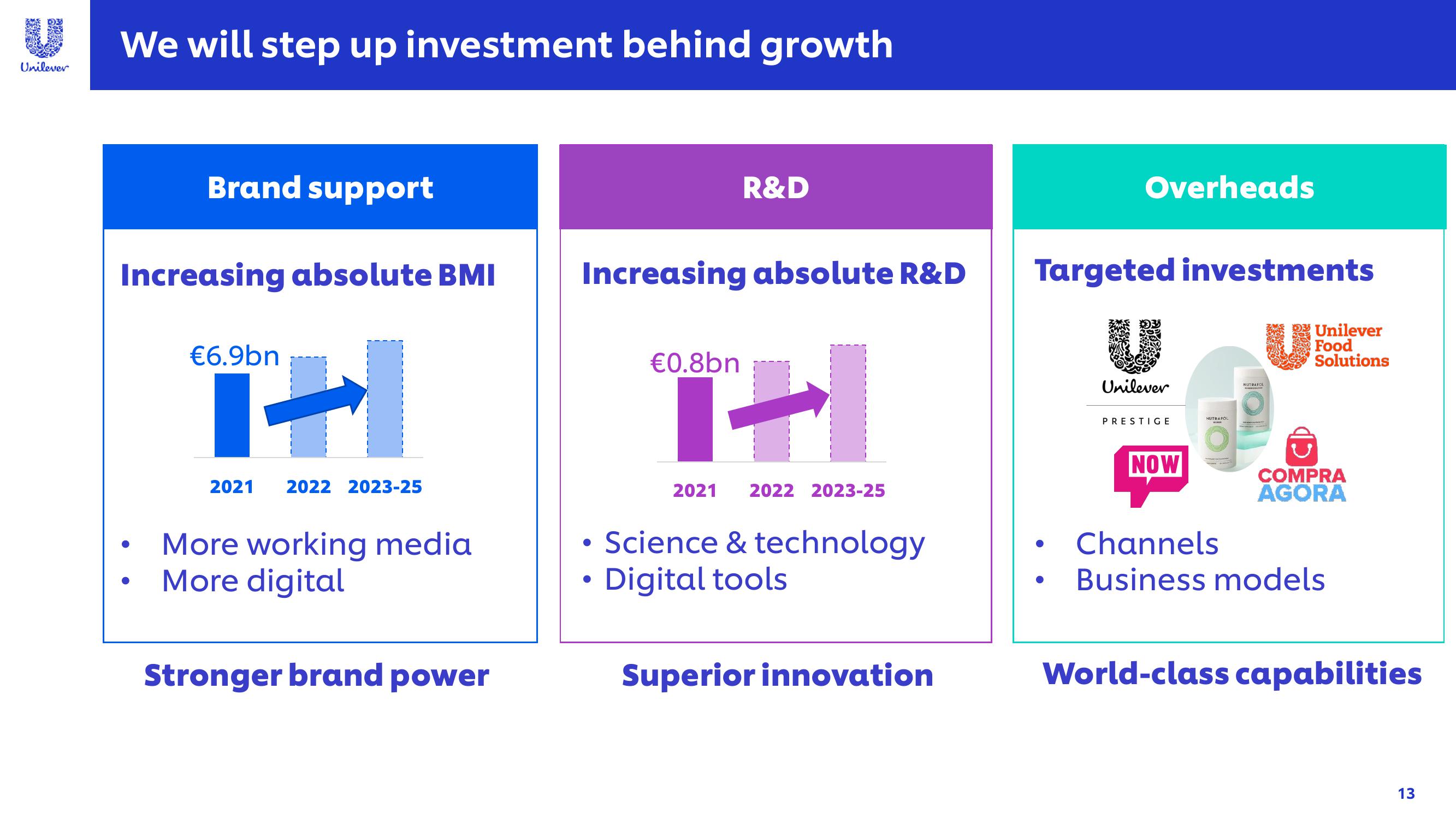 Unilever Investor Event Presentation Deck slide image #13