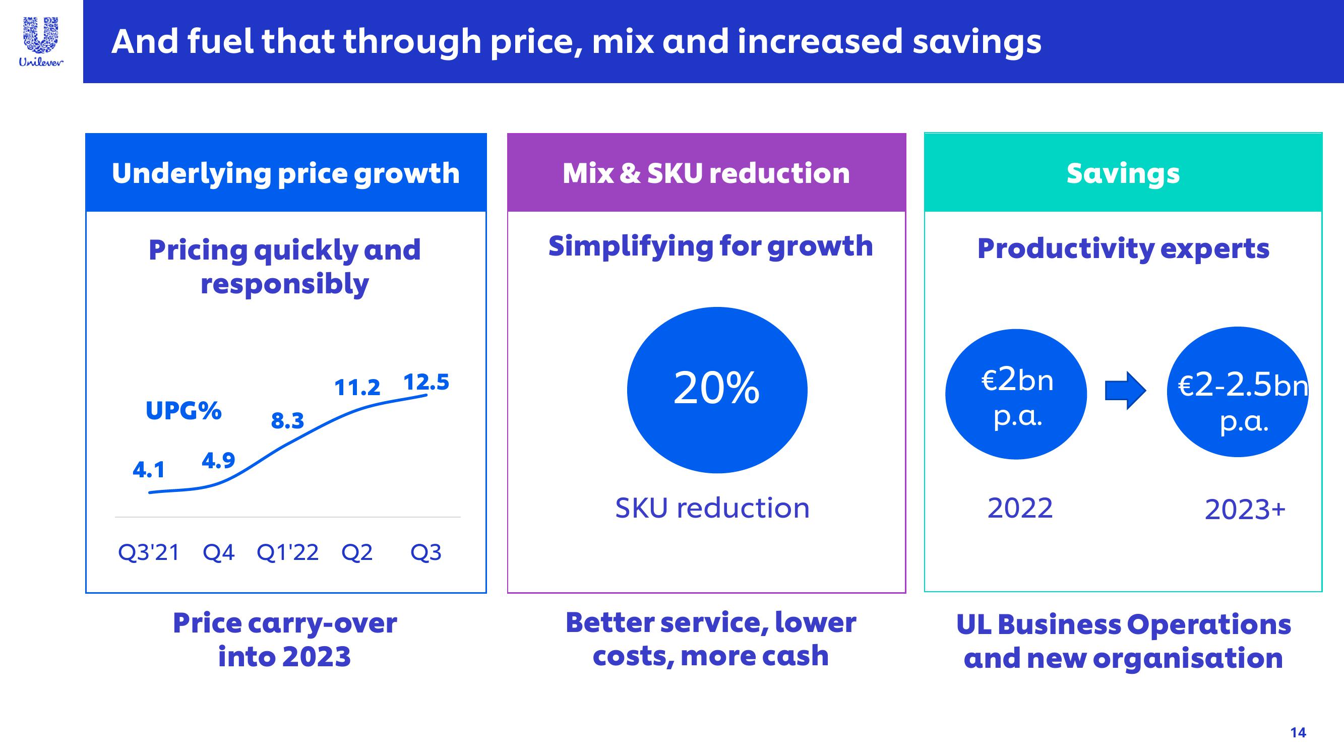 Unilever Investor Event Presentation Deck slide image #14