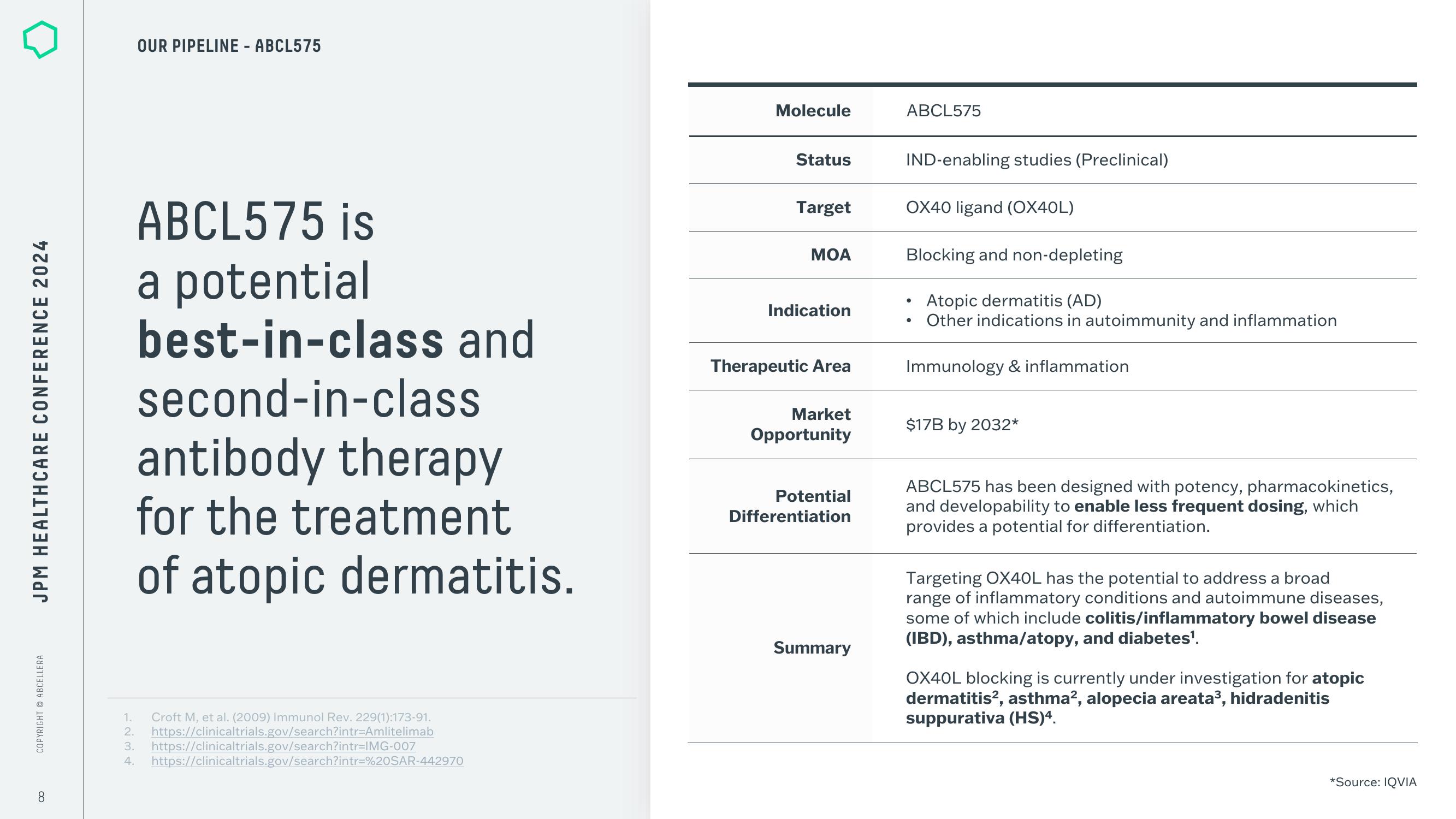 AbCellera Investor Conference Presentation Deck slide image #8