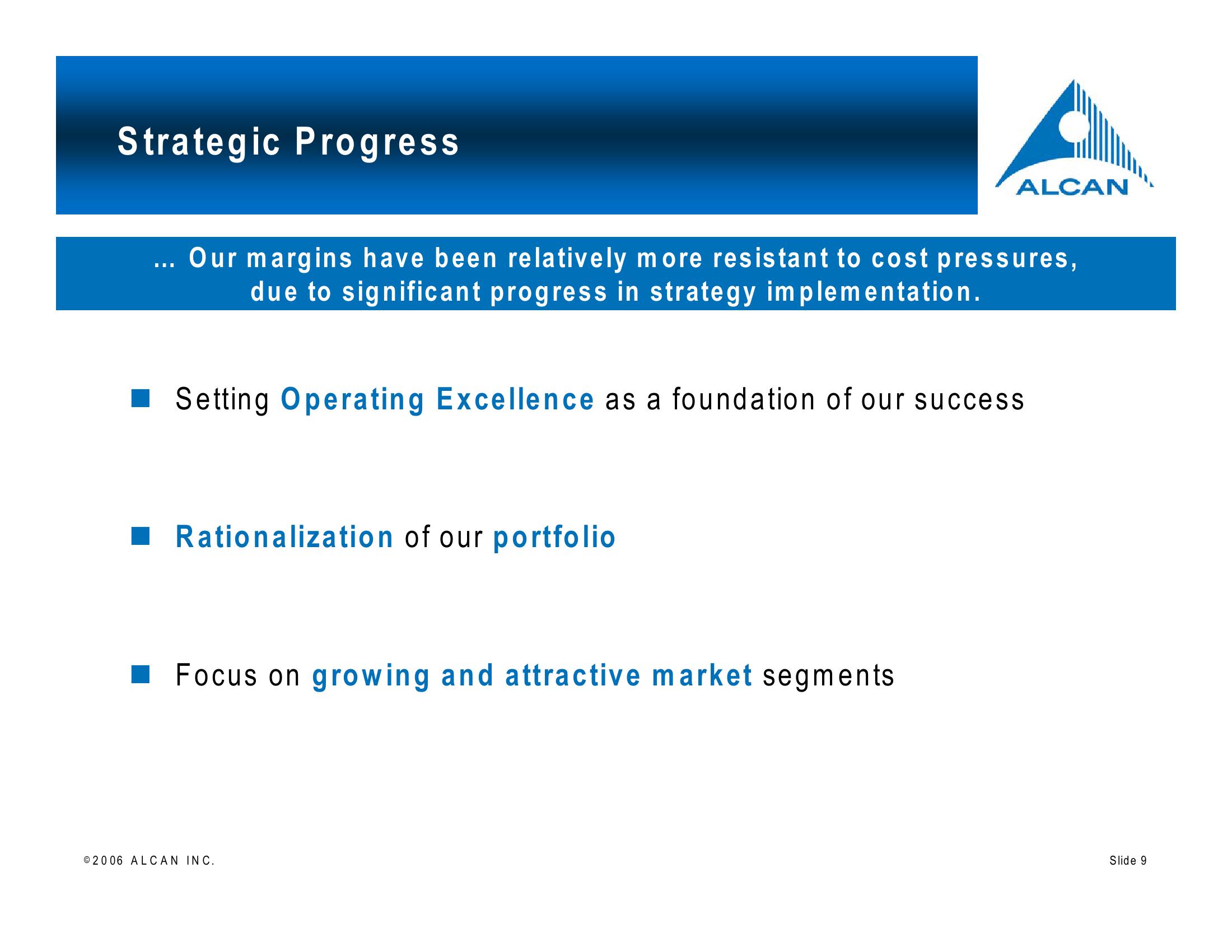 Alcan Investor Workshop slide image #9