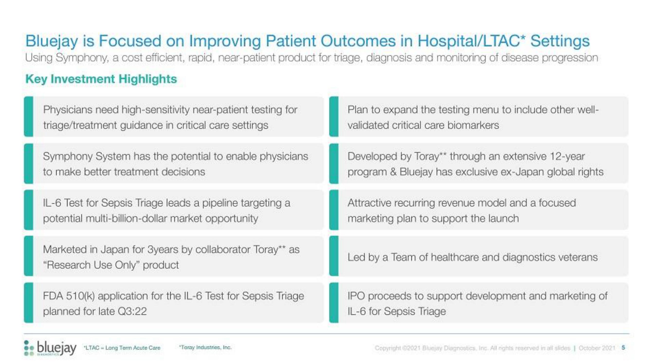 Bluejay IPO Presentation Deck slide image #5