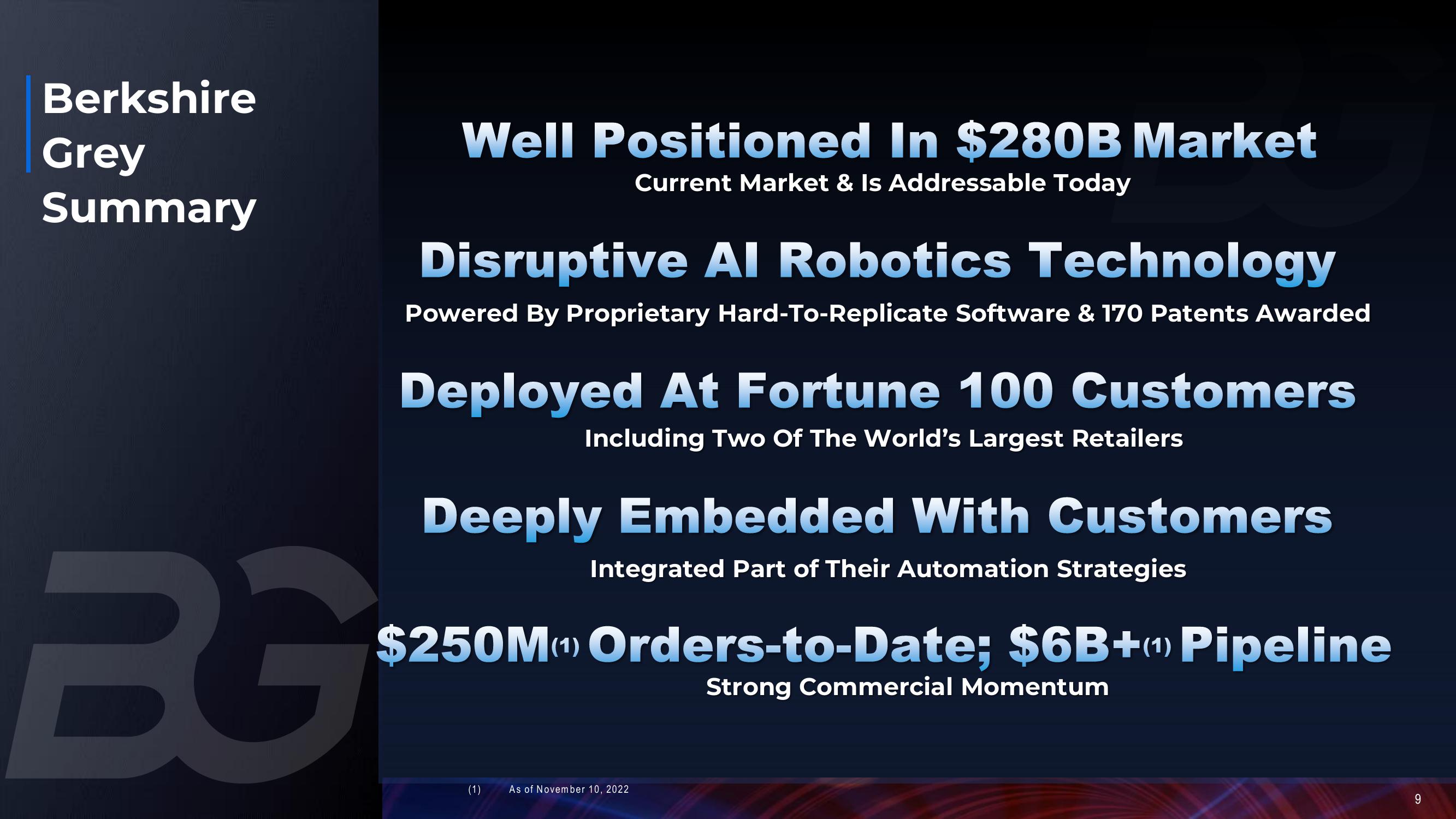 Berkshire Grey Investor Presentation Deck slide image #9