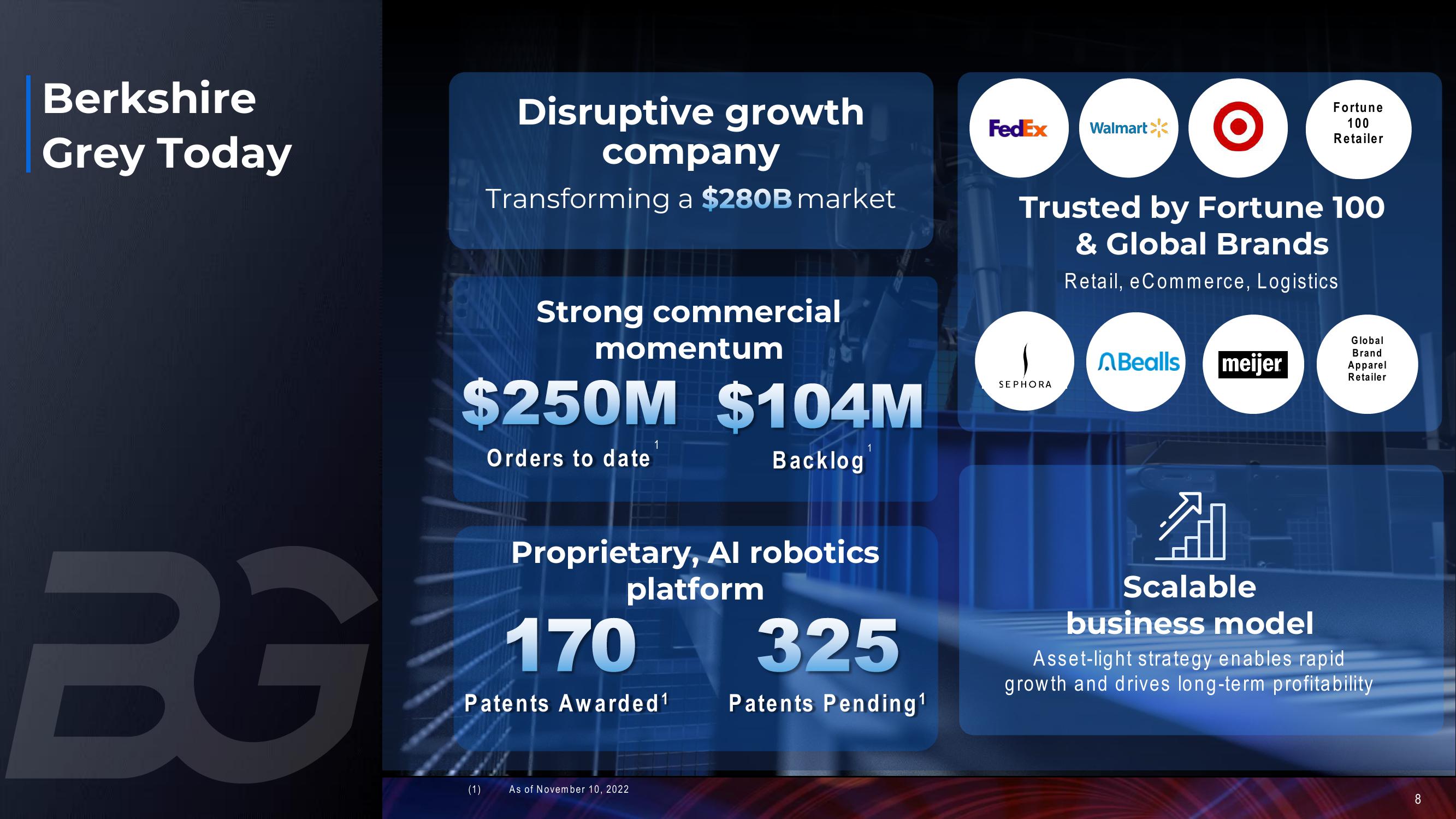 Berkshire Grey Investor Presentation Deck slide image #8