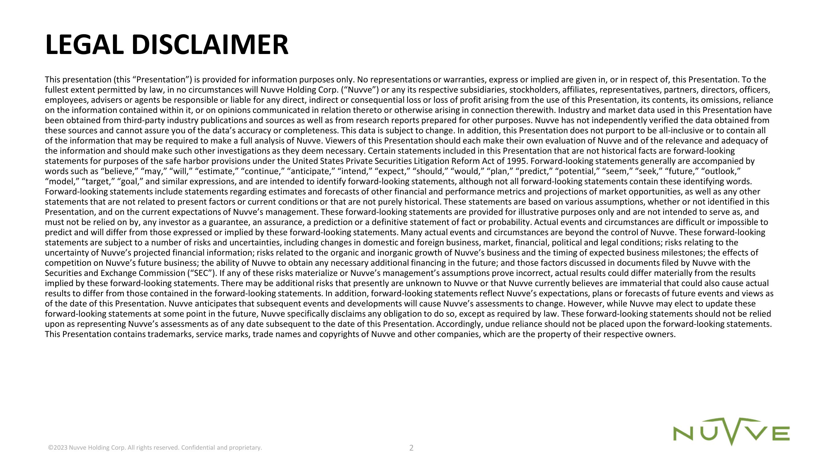 Nuvve Results Presentation Deck slide image #2