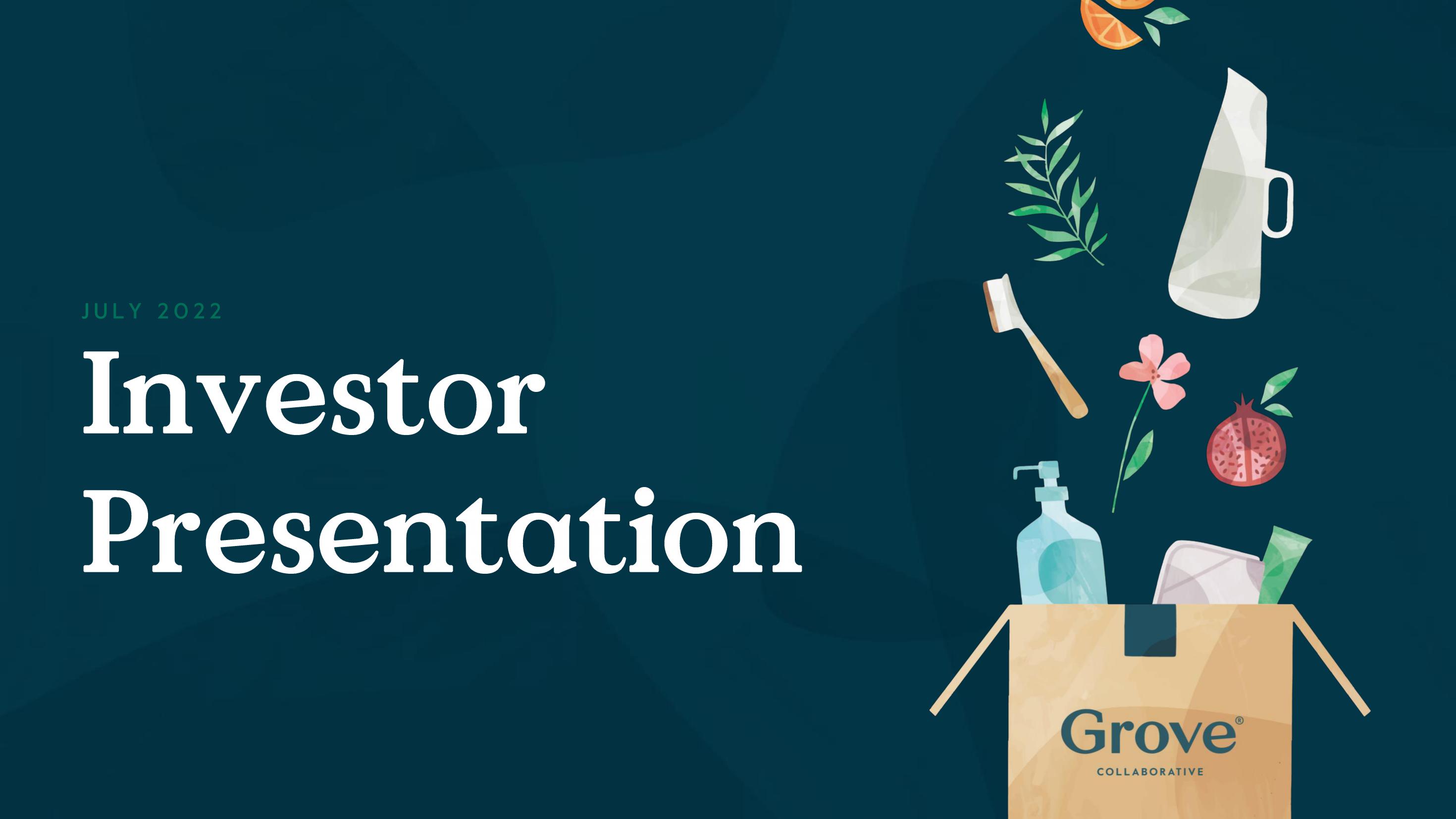 Grove Investor Presentation Deck image