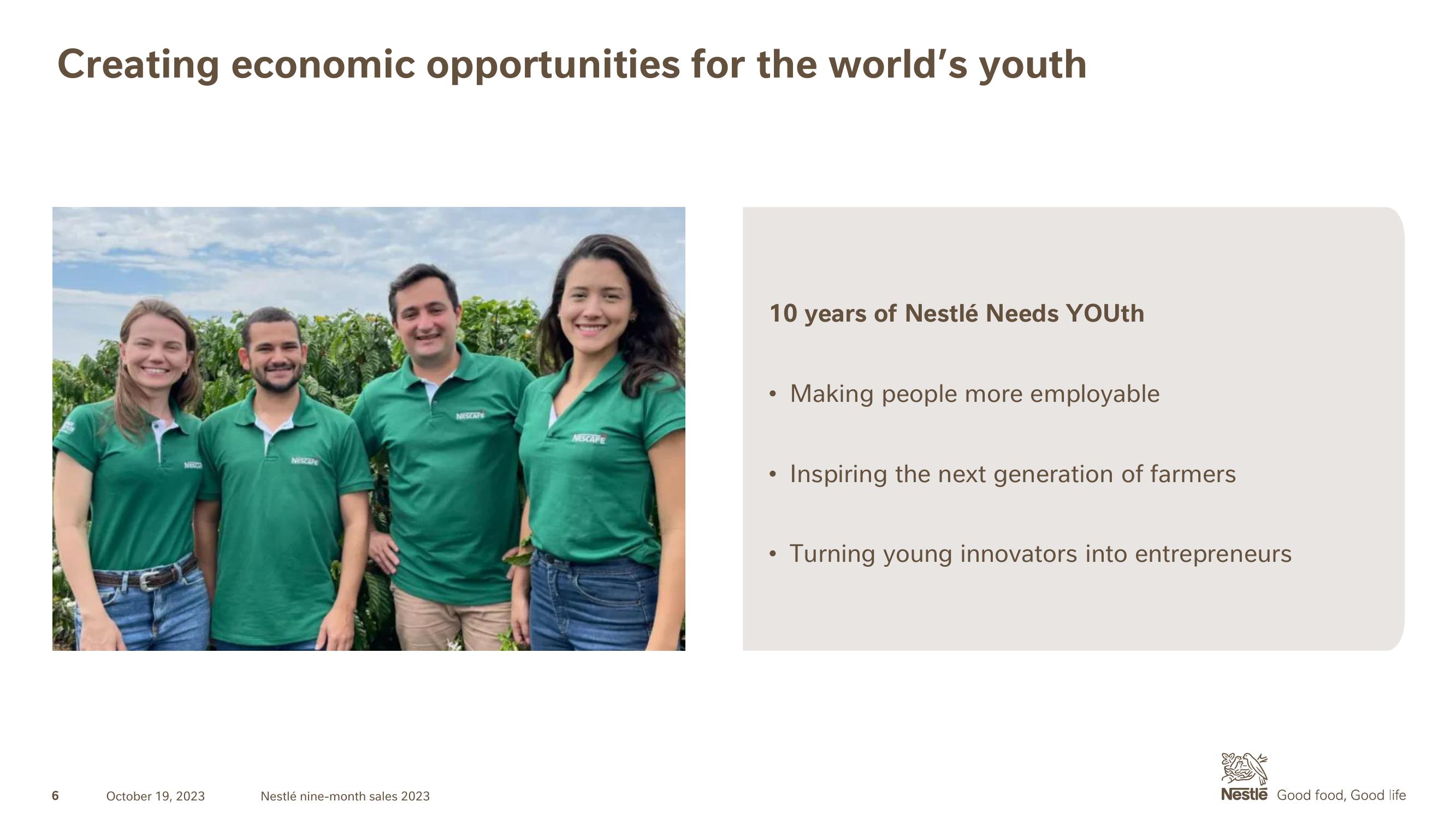 Nestle Results Presentation Deck slide image #6