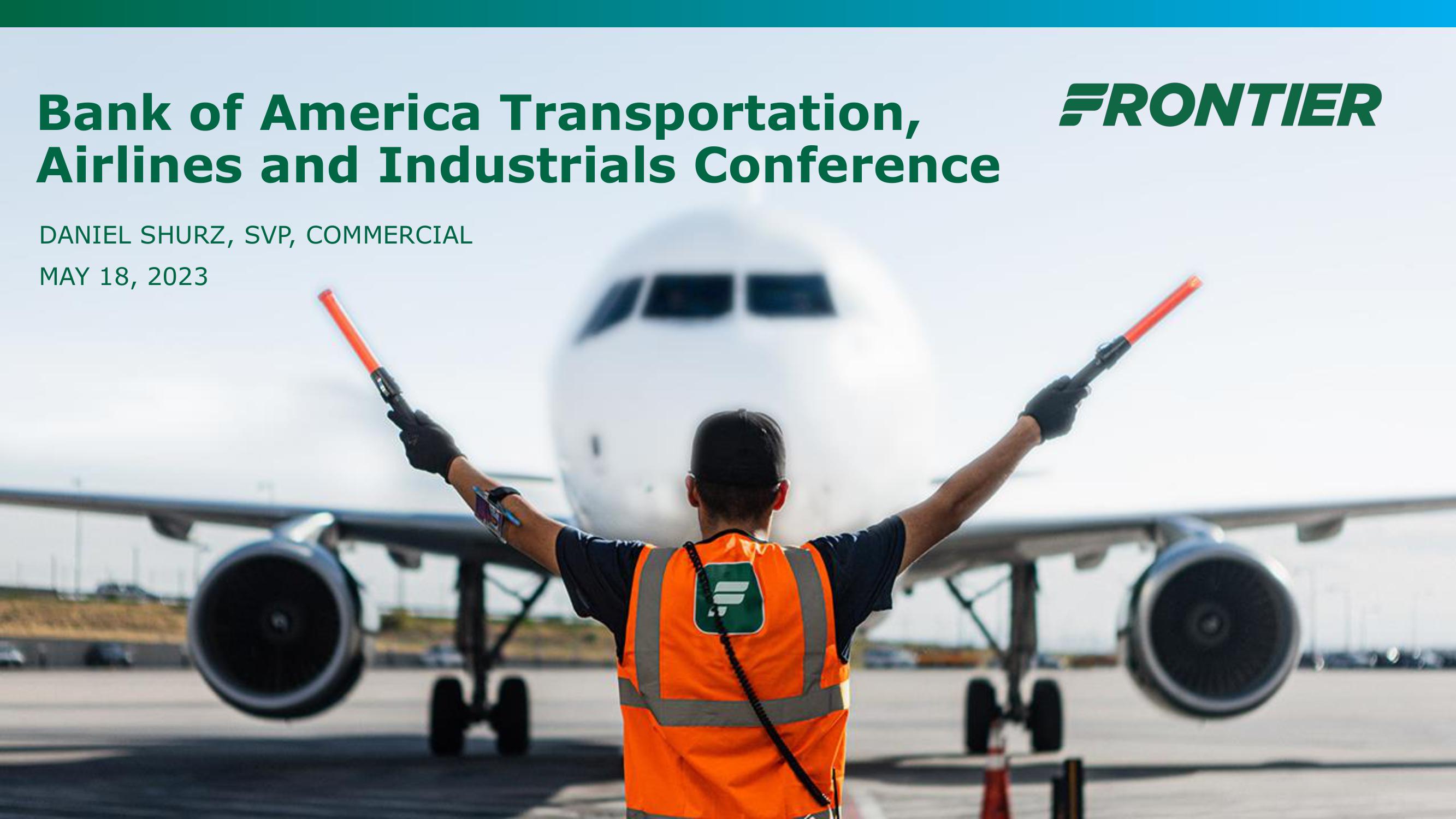 Bank of America Transportation, Airlines and Industrials Conference image