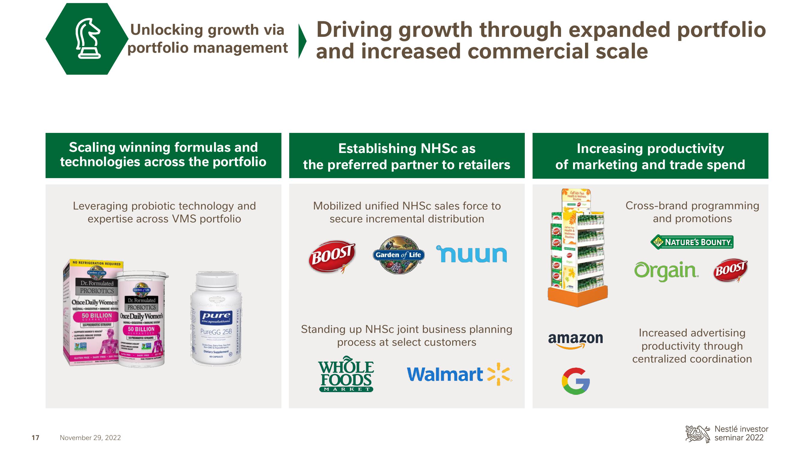 Nestle Investor Event Presentation Deck slide image #18