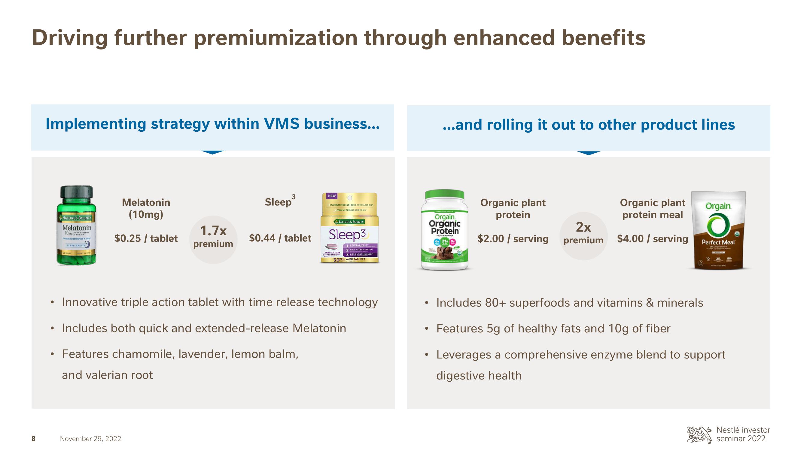 Nestle Investor Event Presentation Deck slide image #9