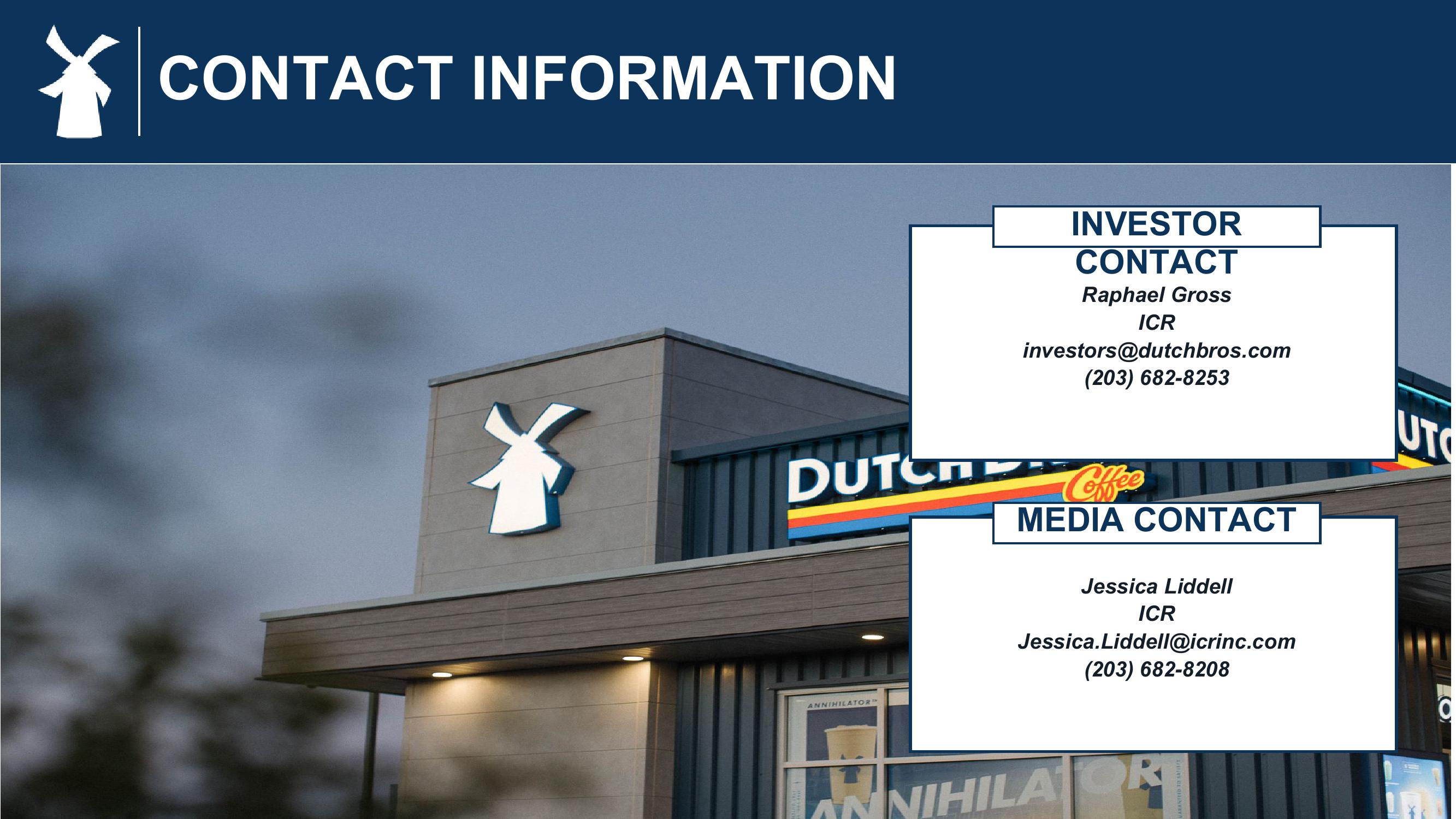 Dutch Bros Results Presentation Deck slide image #20